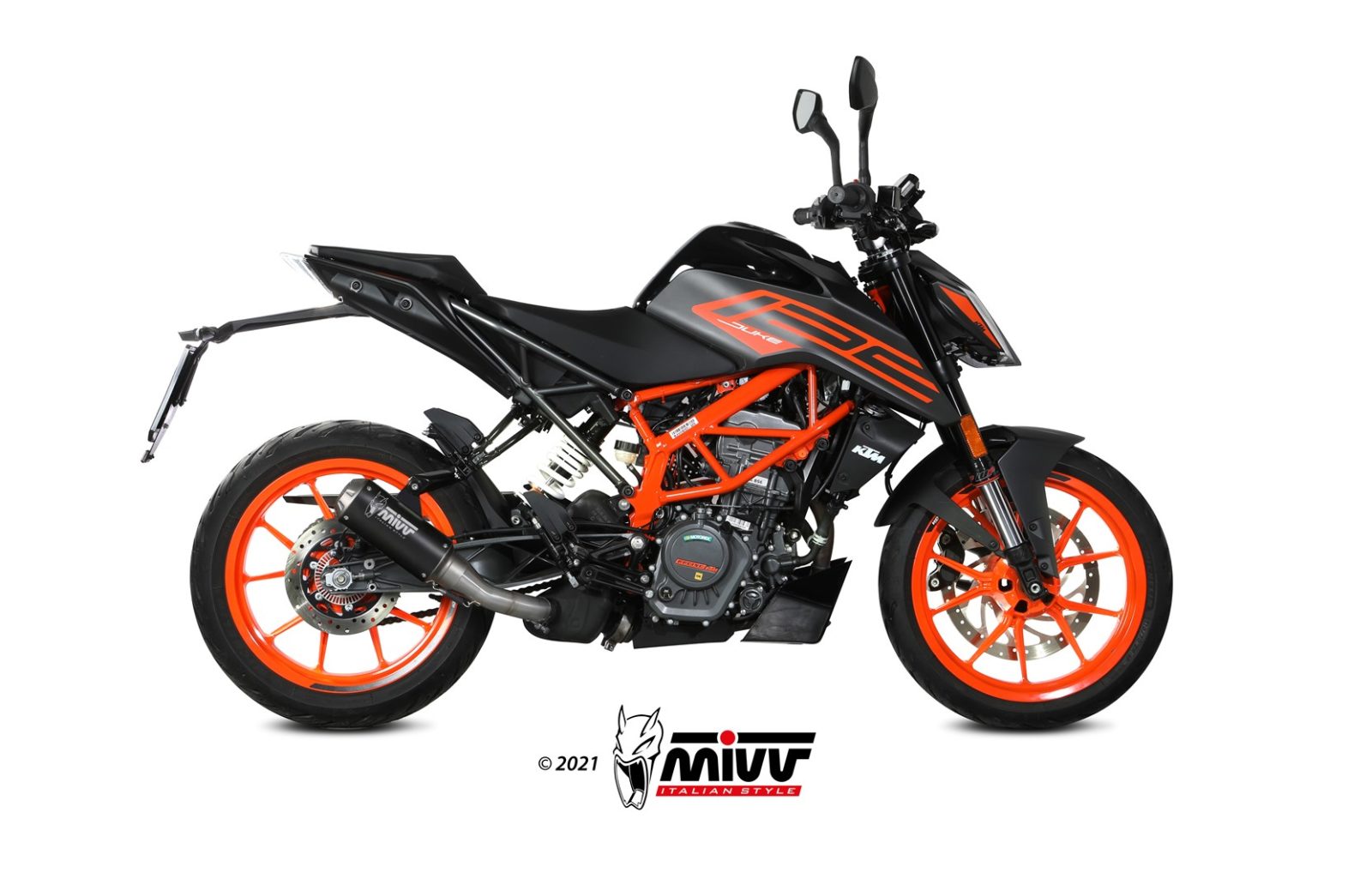 mivv-mk3-scarico-slip-on-nero-per-ktm-125-duke-2021-2023 image 2