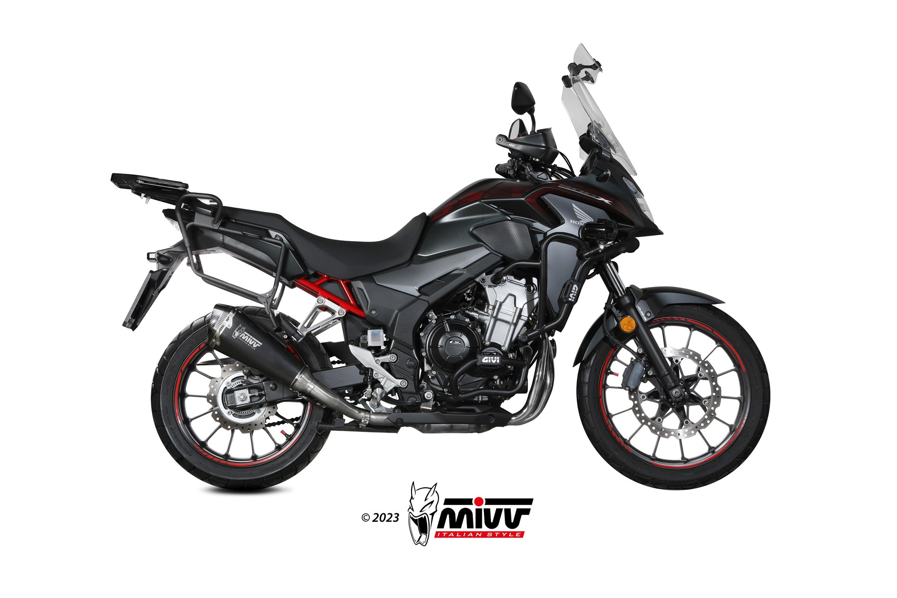 mivv-delta-race-h-084-ldrb-slip-on-per-honda-cb-500-x-2021-2024 image 2