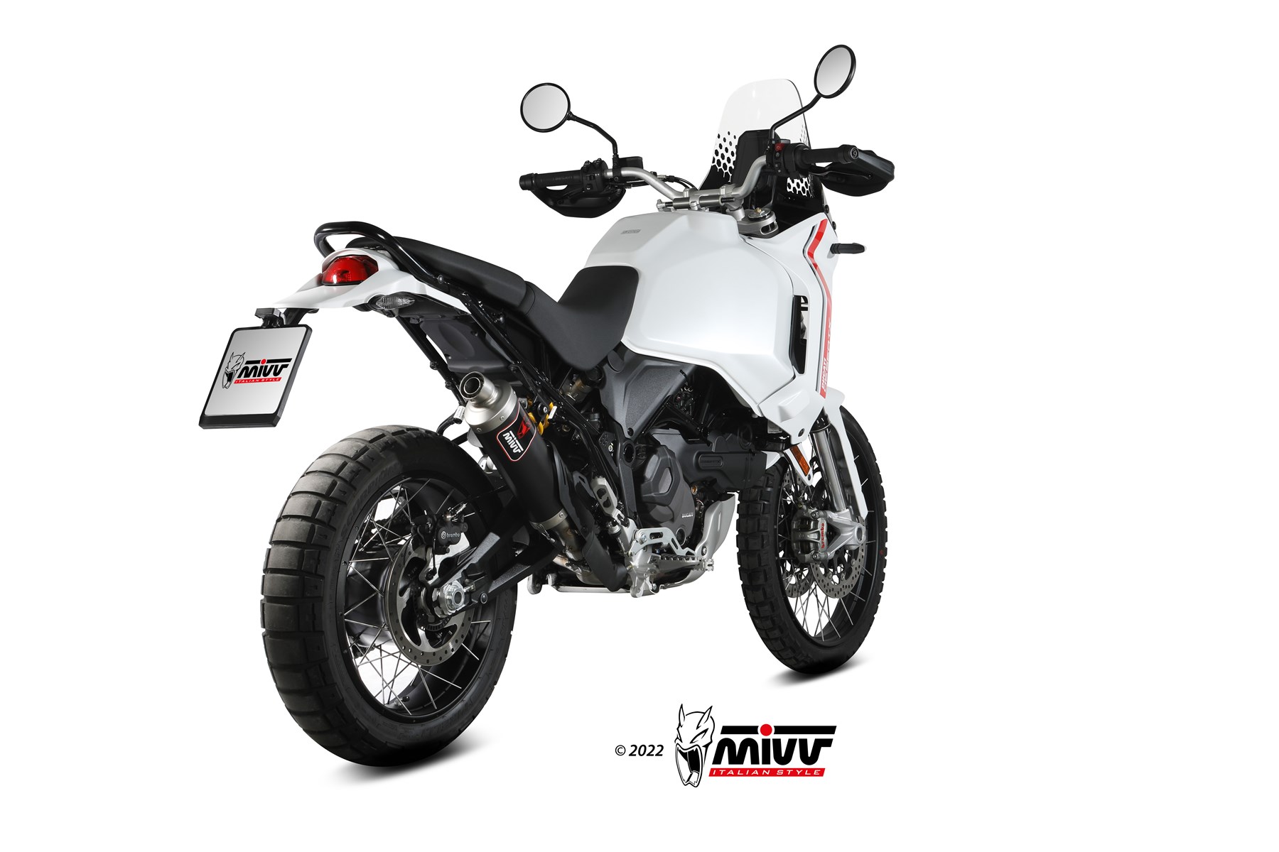 mivv-dakar-d-053-ldkb-scarico-slip-on-per-ducati-desertx-2022-2024 image 3