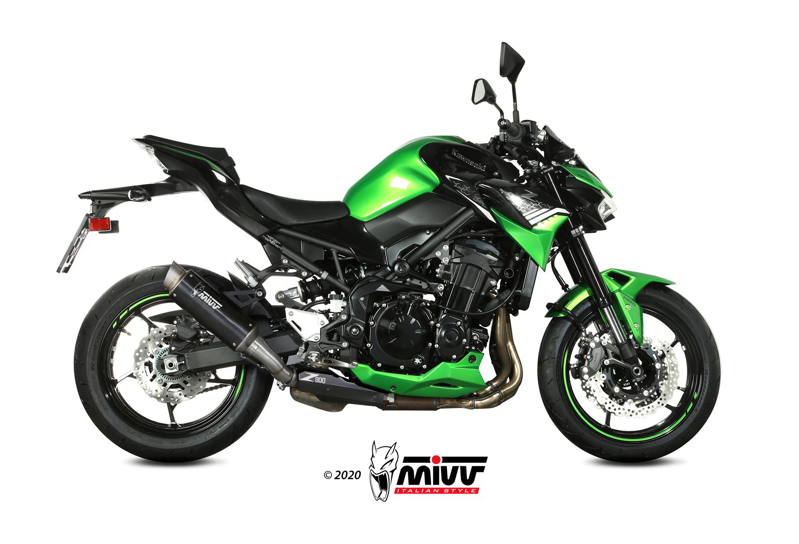 mivv-gp-pro-slip-on-k-052-lxbp-per-kawasaki-z-900-2020-2024 image 2