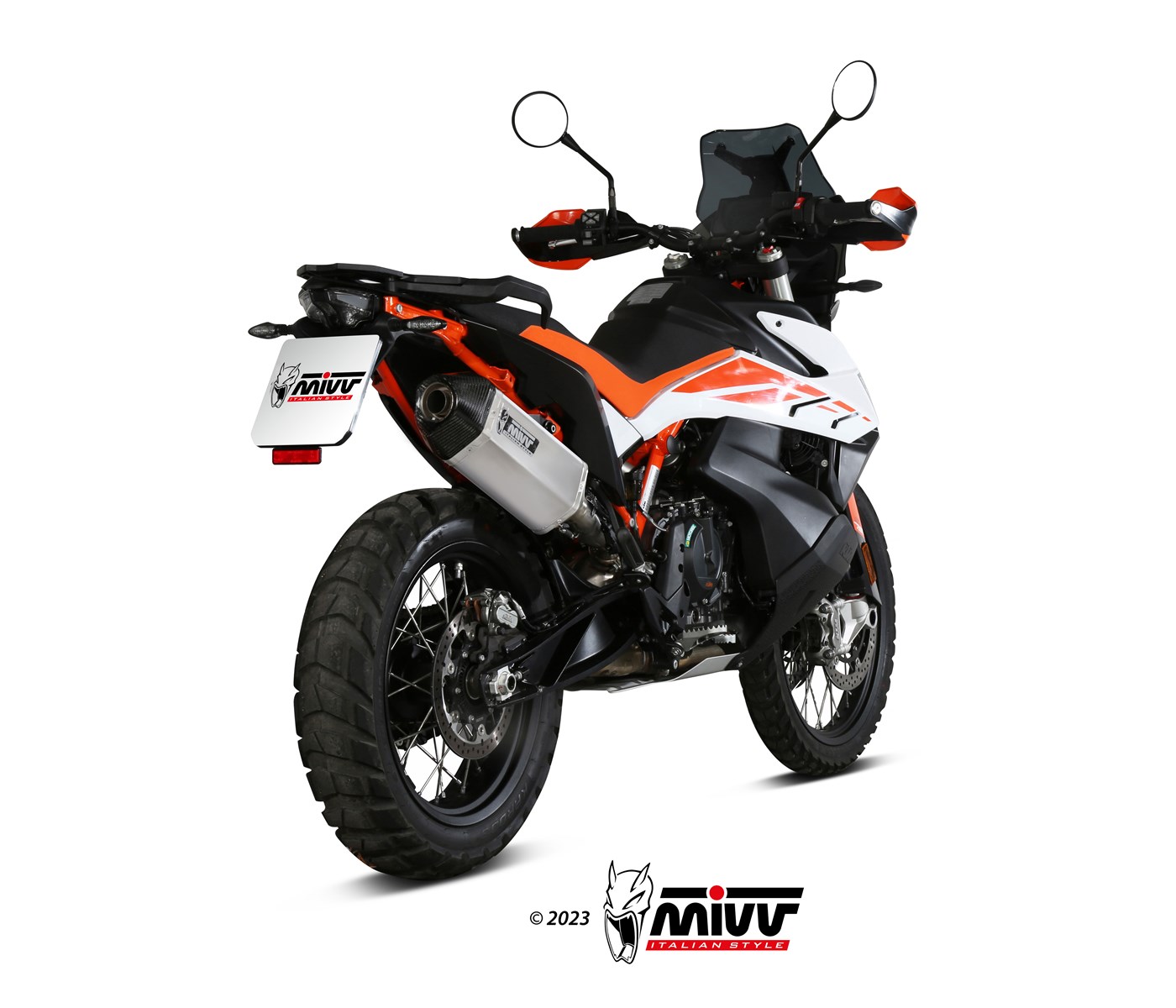 mivv-speed-edge-kt-021-lrx-slip-on-inox-per-ktm-790-adventure-2019-2020 image 3