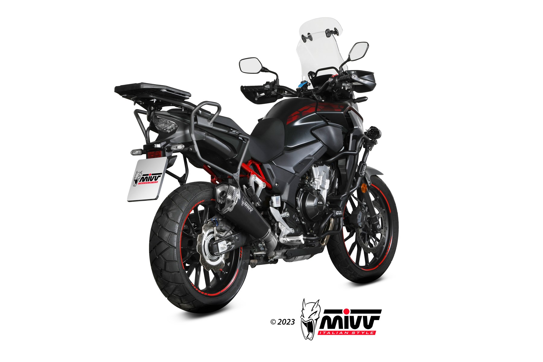 mivv-delta-race-h-084-ldrb-slip-on-per-honda-cb-500-x-2021-2024 image 3