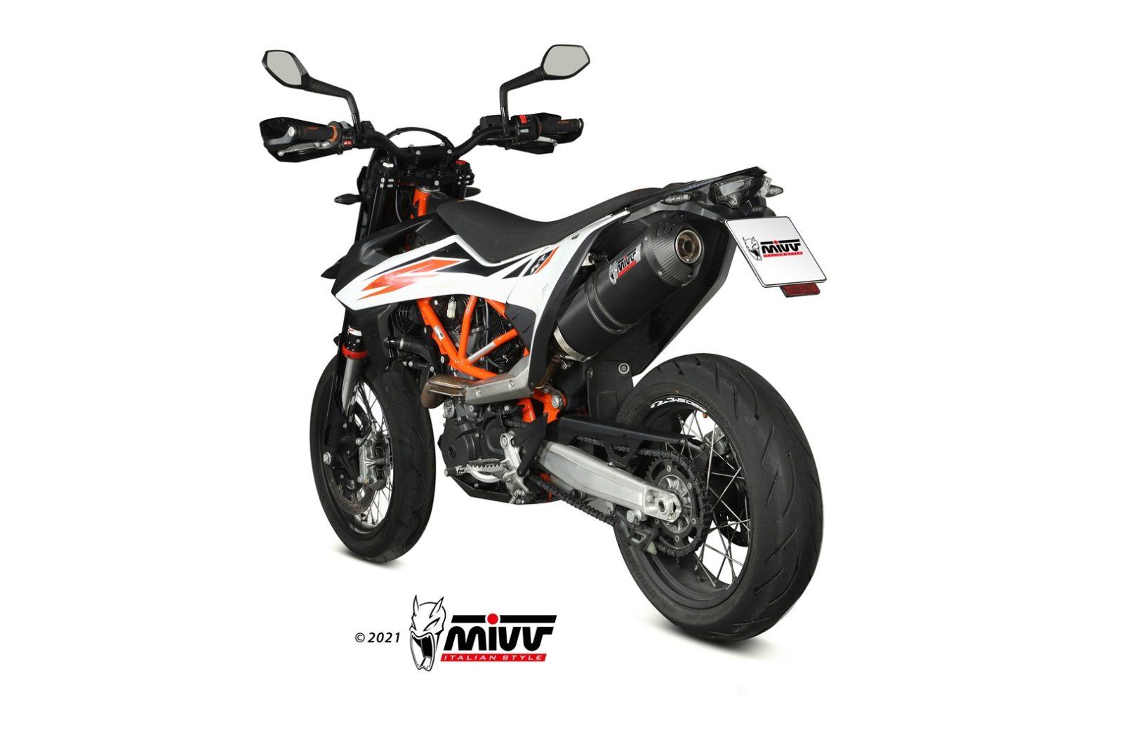 mivv-oval-kt-023-lvc-scarico-slip-on-dakar-per-ktm-690-smc-r-2019-2020 image 3