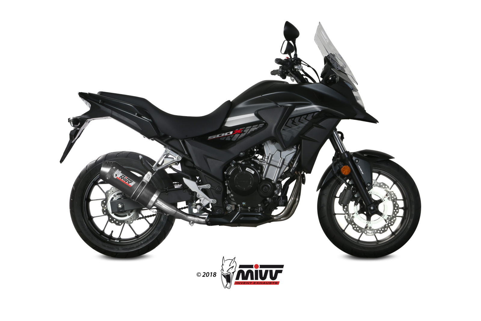 mivv-oval-h-067-l3c-slip-on-carbonio-per-honda-cb-500-x-2017-2020 image 2