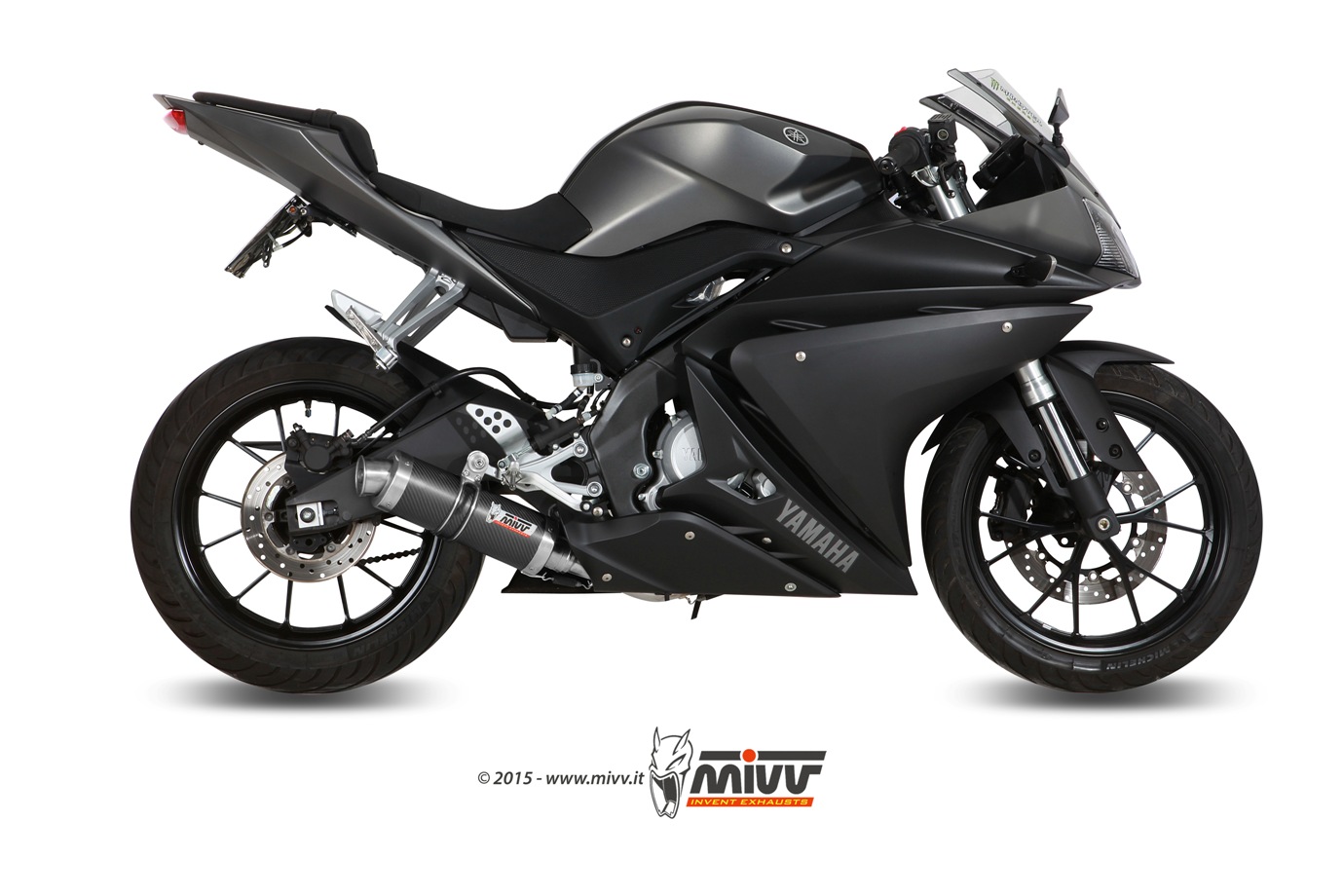 scarico-slip-on-mivv-gp-carbonio-y-047-l2s-per-yamaha-yzf-r125-2014-2018 image 2