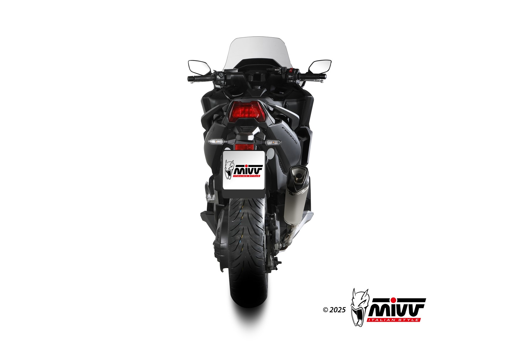 mivv-delta-race-scarico-slip-on-per-honda-forza-750-2025-2026 image 4