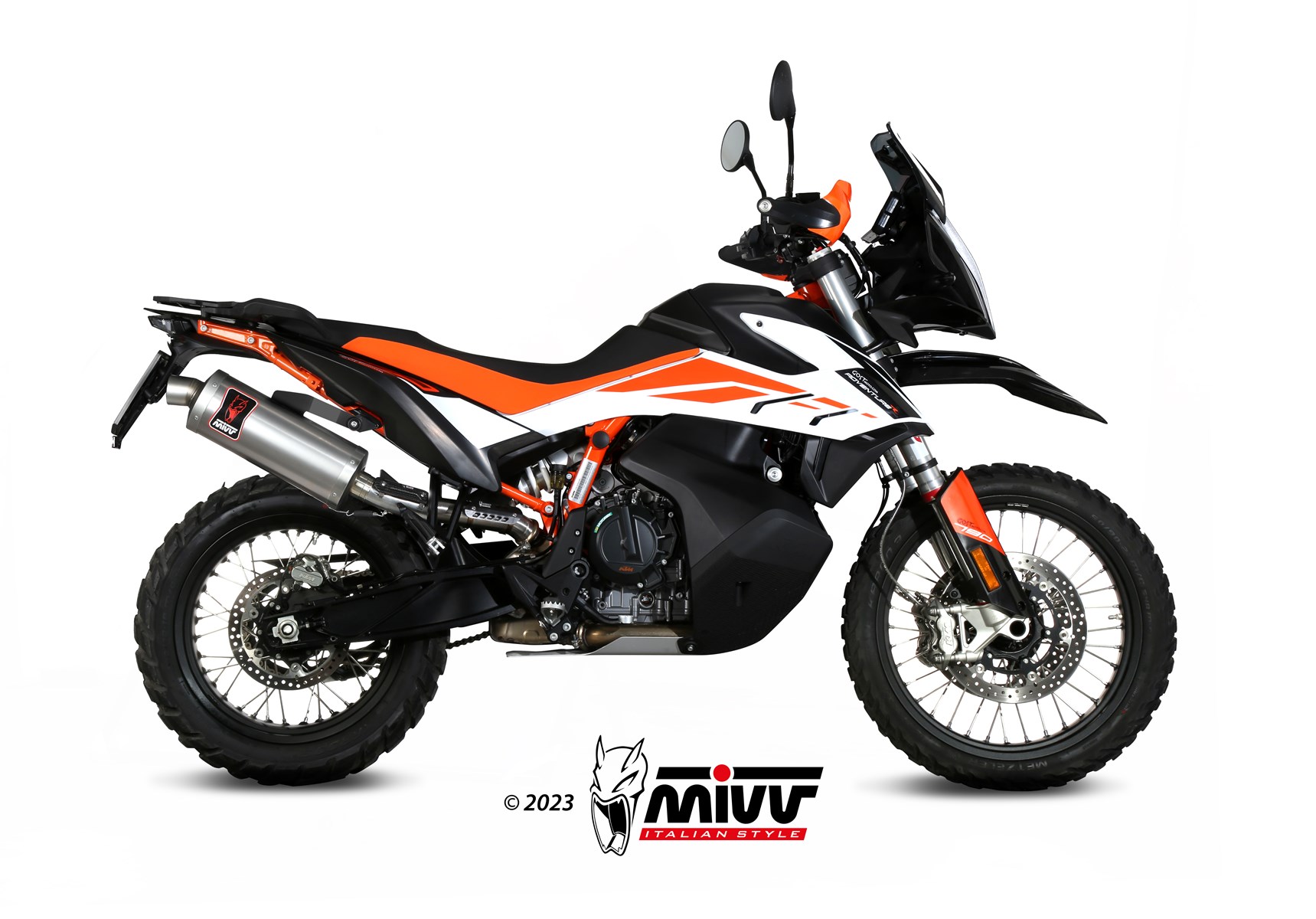 mivv-dakar-slip-on-kt-021-lekx-per-ktm-790-adventure-2019-2020 image 2