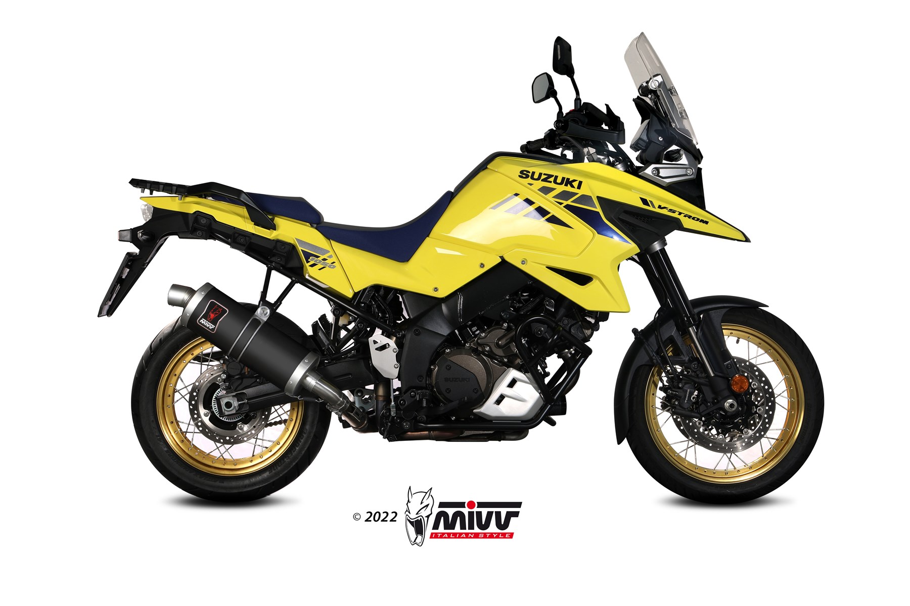 mivv-dakar-black-scarico-slip-on-s-042-lekb-per-suzuki-v-strom-1050-2025-2026 image 2