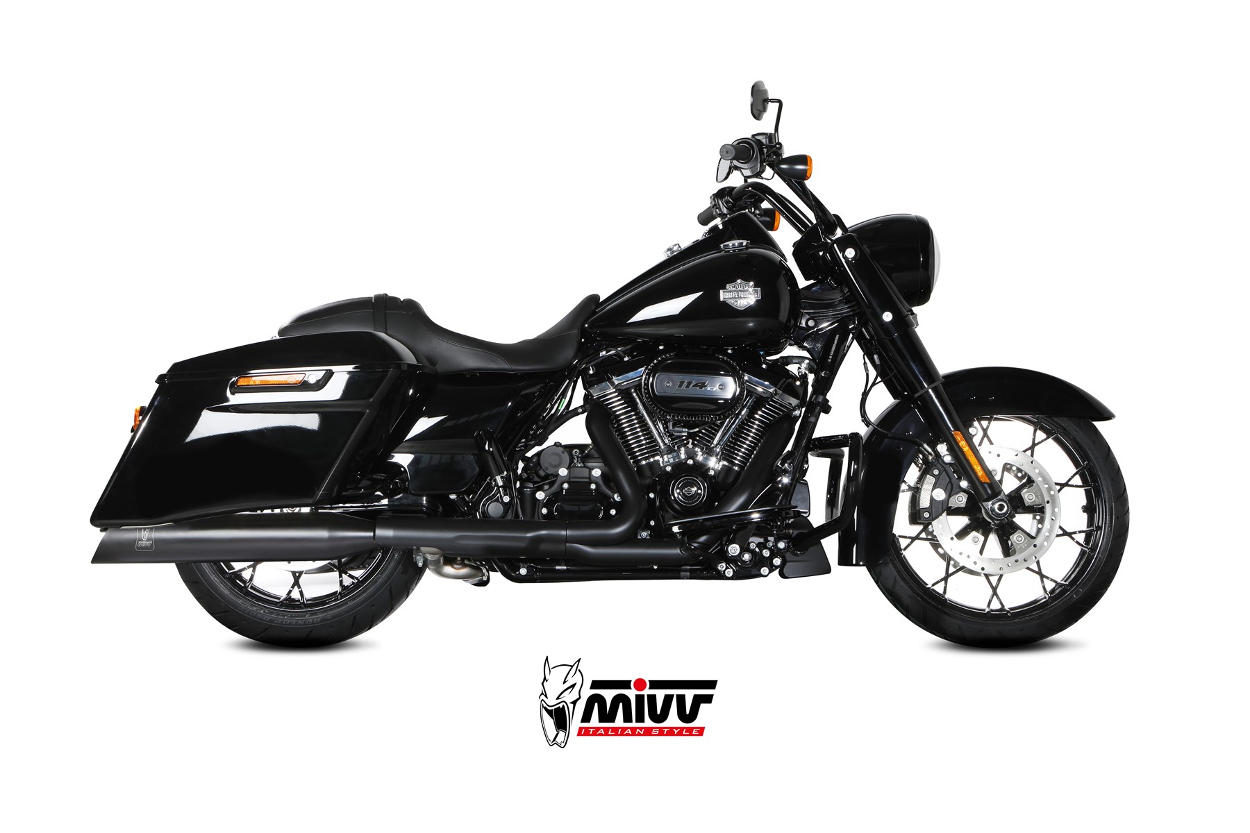 mivv-hr-1-hd-005-lh1bs-scarico-slip-on-per-harley-davidson-road-king-classic-spe image 2