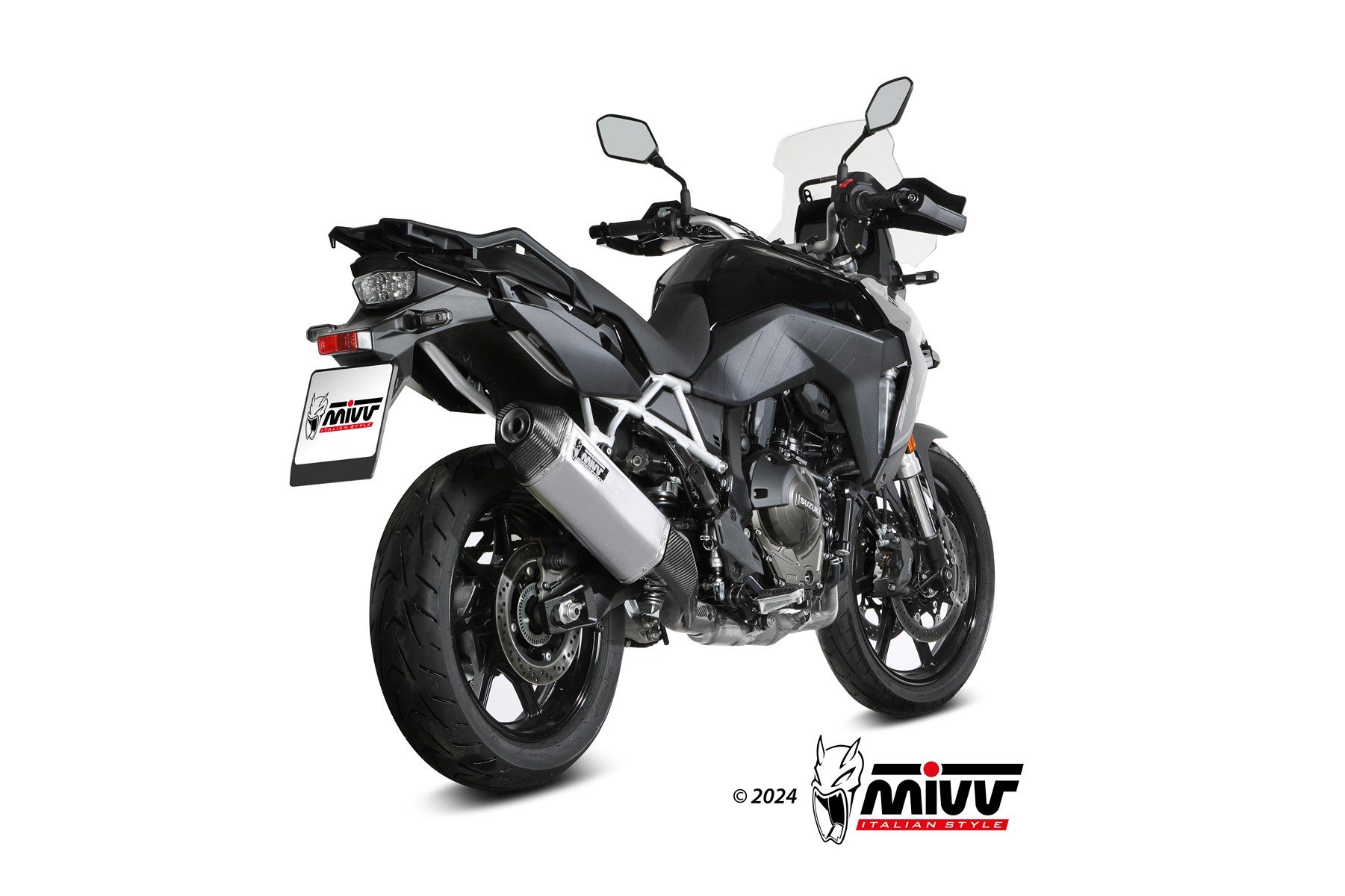 mivv-speed-edge-s-061-lrx-slip-on-dakar-per-suzuki-v-strom-800-se-2025-2026 image 3