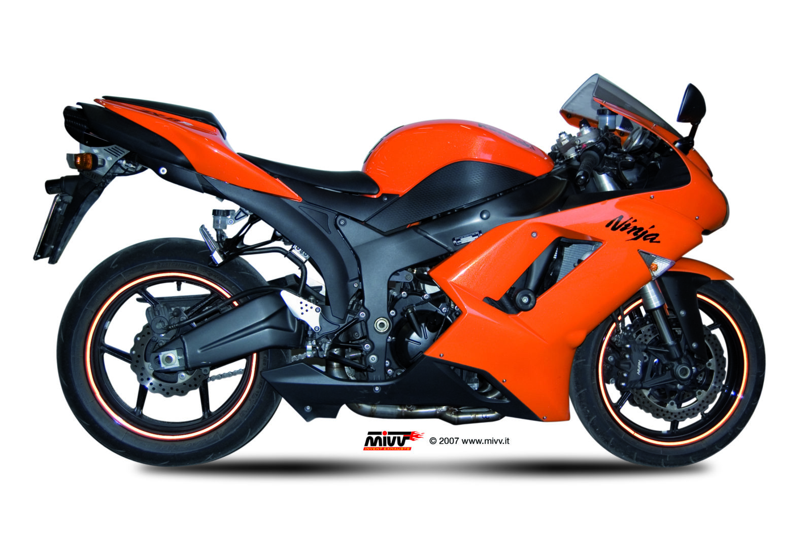 mivv-suono-uk-019-l9-scarico-slip-on-nero-per-kawasaki-zx-6r-2007-2008 image 2