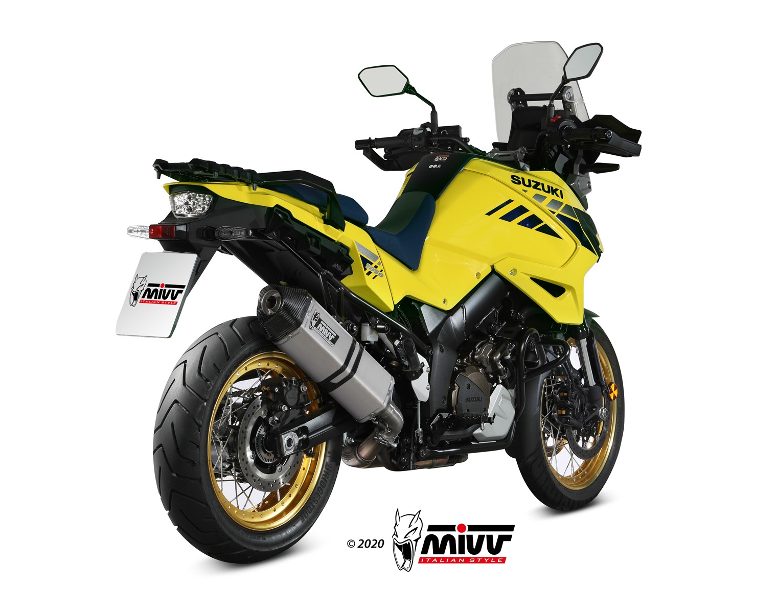 mivv-speed-edge-s-042-lrx-inox-carbonio-per-suzuki-v-strom-1050-2020-2024 image 3