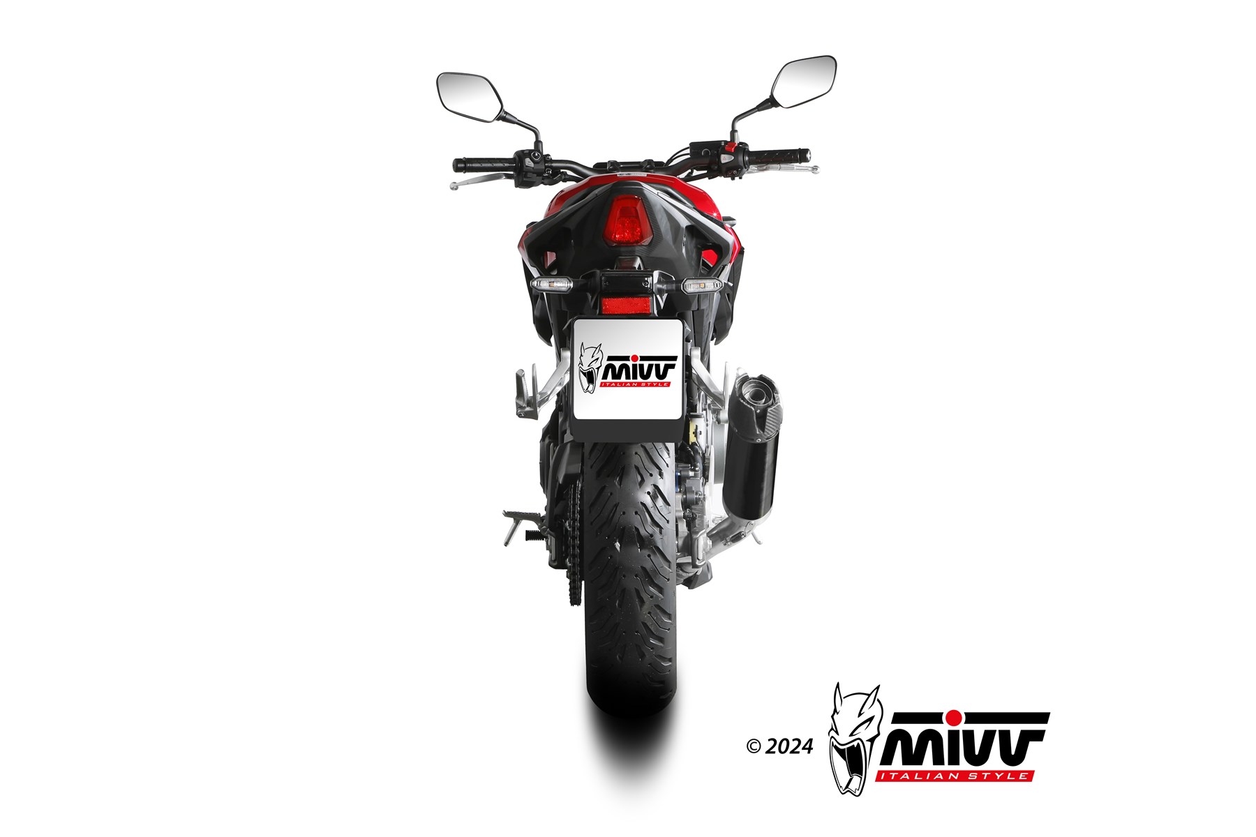 mivv-x-m5-h-093-lzk-slip-on-per-honda-cb-500-hornet-2024-2026 image 4