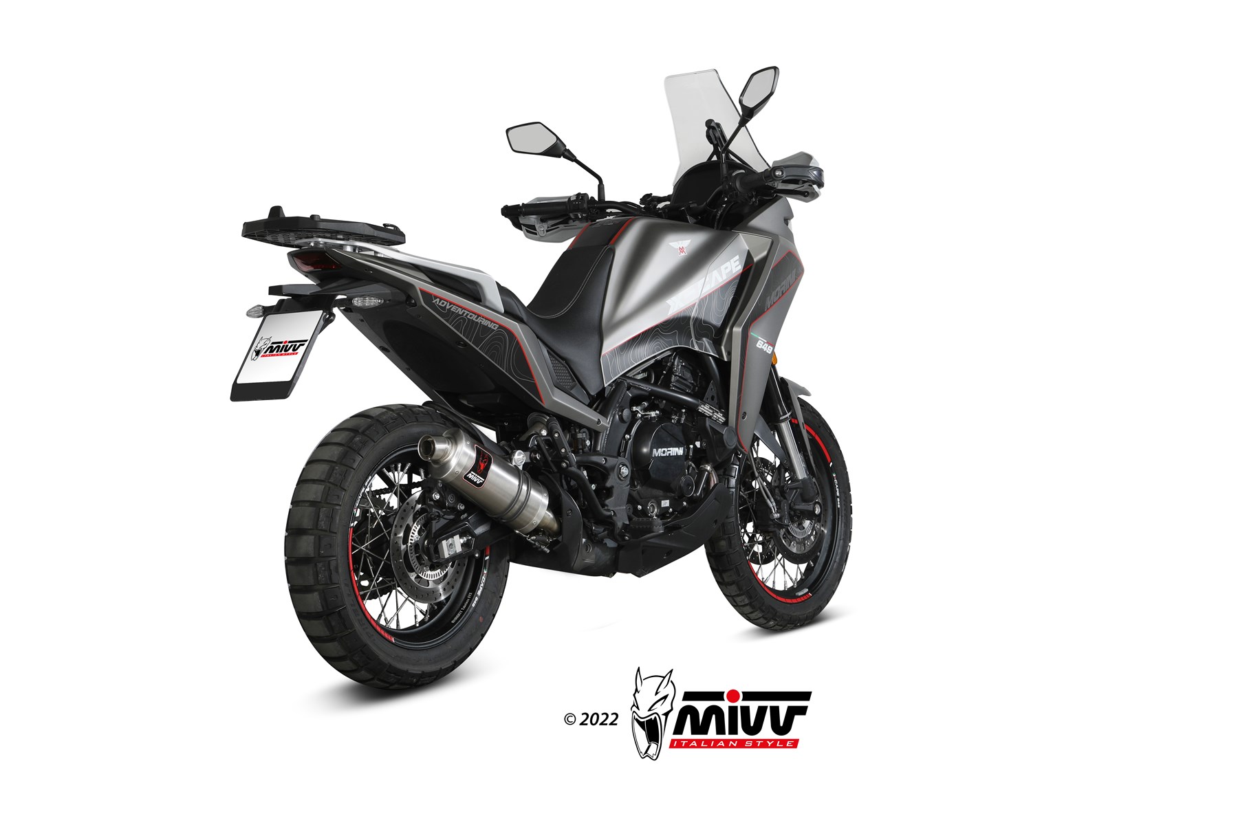 mivv-dakar-mm-001-ldkx-scarico-slip-on-per-moto-morini-x-cape-2021-2024 image 3