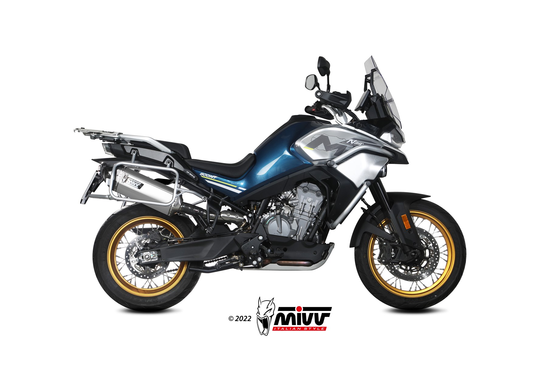 mivv-speed-edge-cf-001-lrx-slip-on-per-cf-moto-800mt-2022-2024 image 2