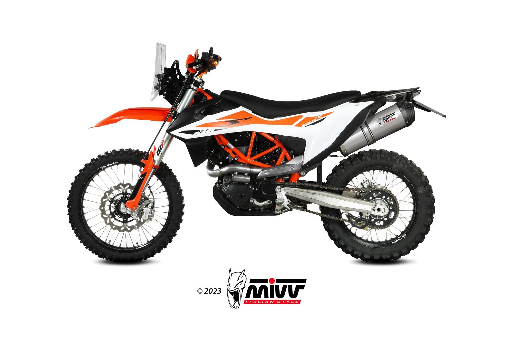 mivv-kt-023-lnc-scarico-slip-on-oval-titanio-per-ktm-690-enduro-r-2019-2020 image 2