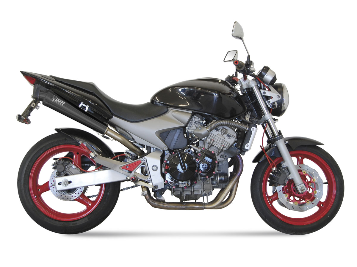 mivv-x-cone-h-020-lc3b-scarico-slip-on-black-moon-per-honda-hornet-600-2003-2006 image 2