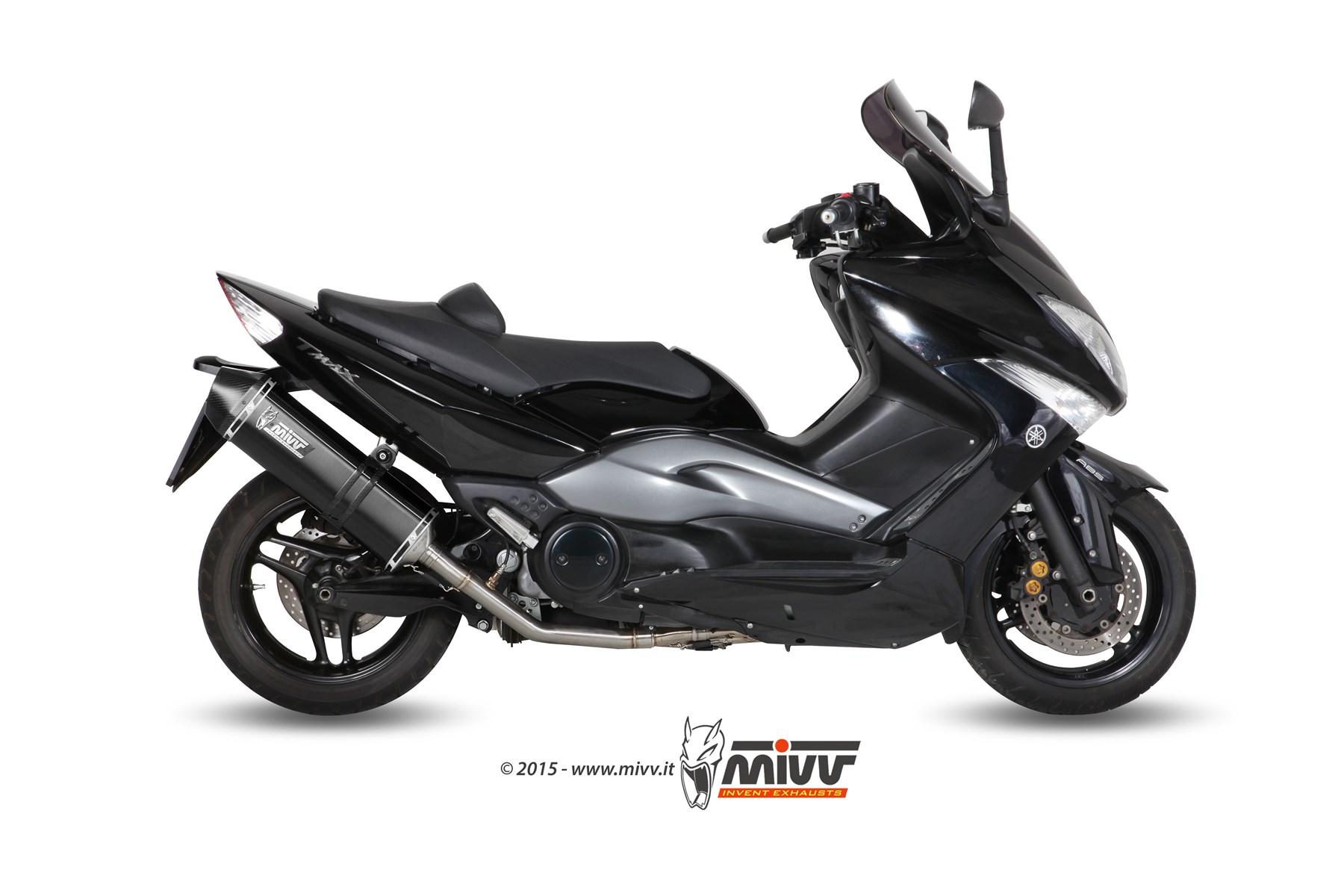 mivv-speed-edge-black-slip-on-scarico-per-yamaha-t-max-500-2008-2011 image 2