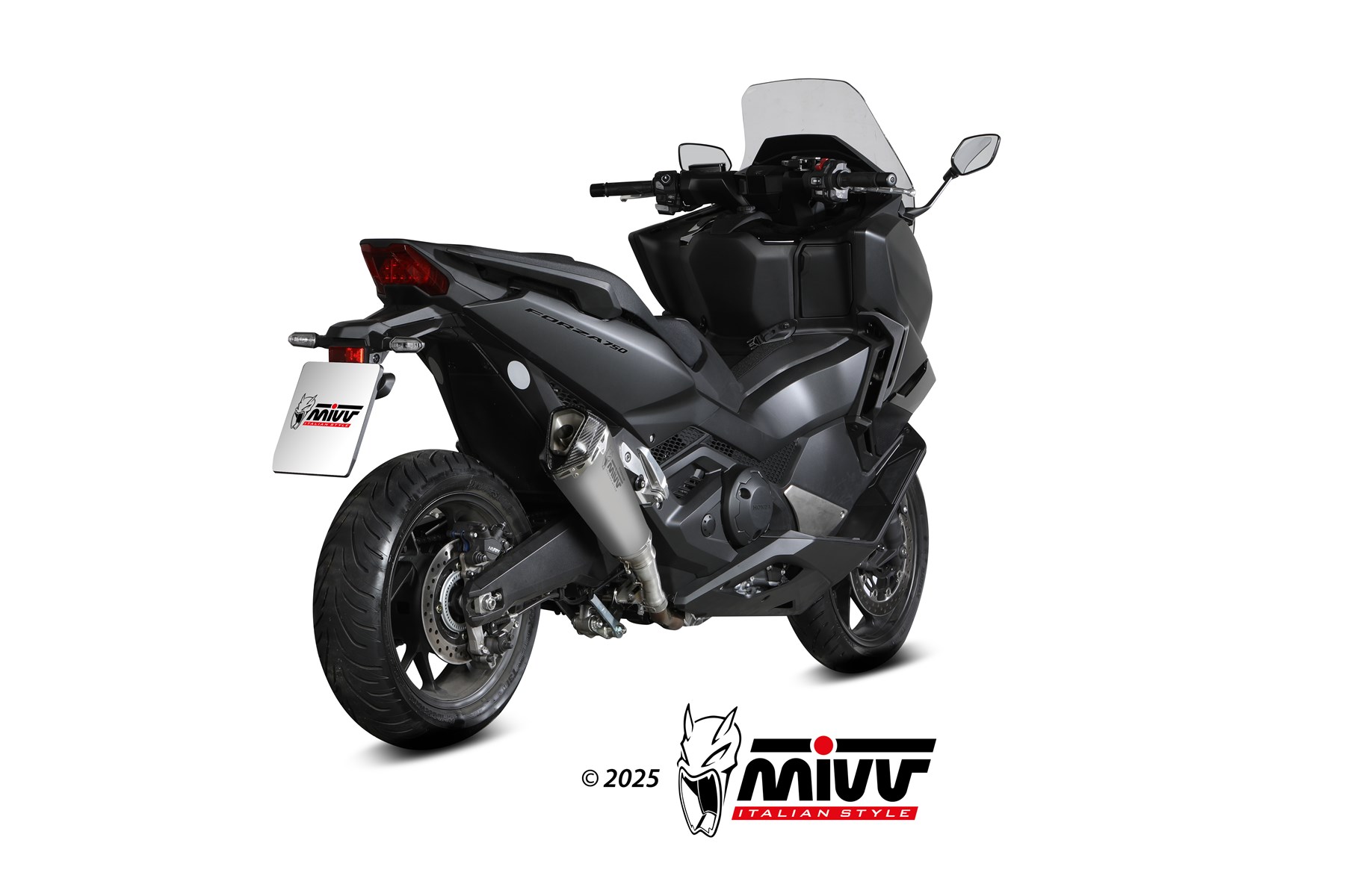 mivv-delta-race-scarico-slip-on-per-honda-forza-750-2025-2026 image 3