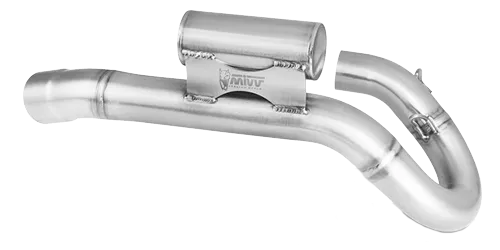 mivv-collettore-m-ho-035-c1-inox-con-power-bomb-per-honda-crf-250-r-2022-2024 image 1