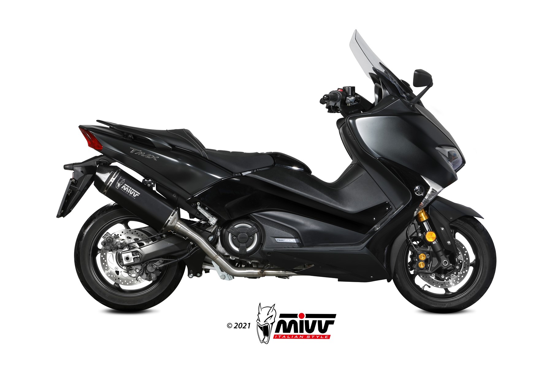 mivv-speed-edge-black-y-061-lrb-slip-on-per-yamaha-t-max-530-2017-2019 image 2