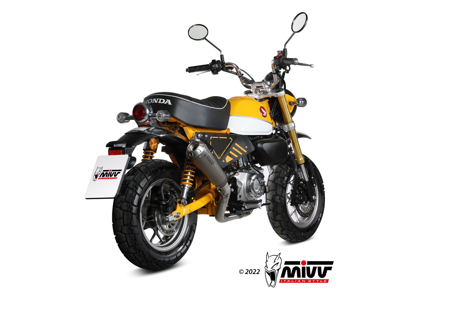 mivv-x-m1-h-082-lc4t-scarico-slip-on-per-honda-monkey-125-2018-2024 image 3