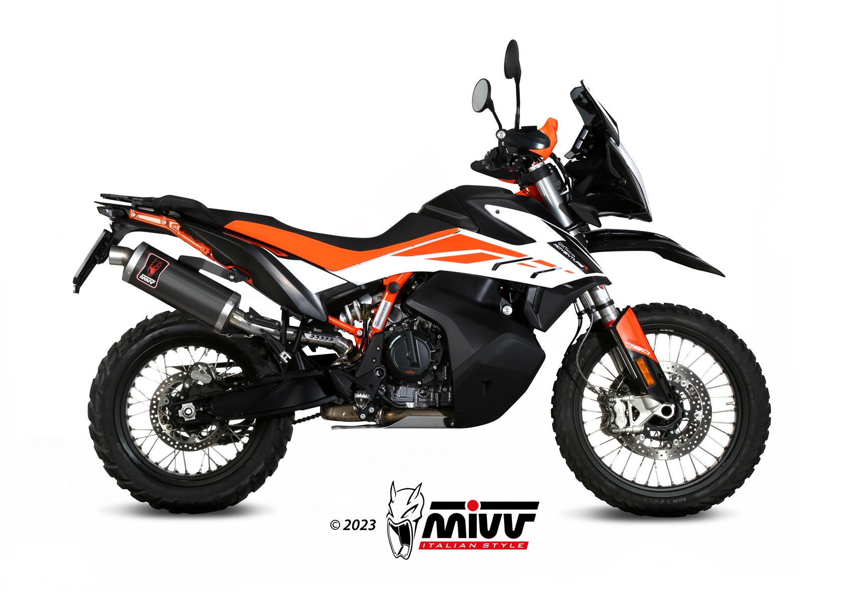 mivv-dakar-black-kt-021-lekb-scarico-slip-on-per-ktm-790-adventure-2019-2020 image 2