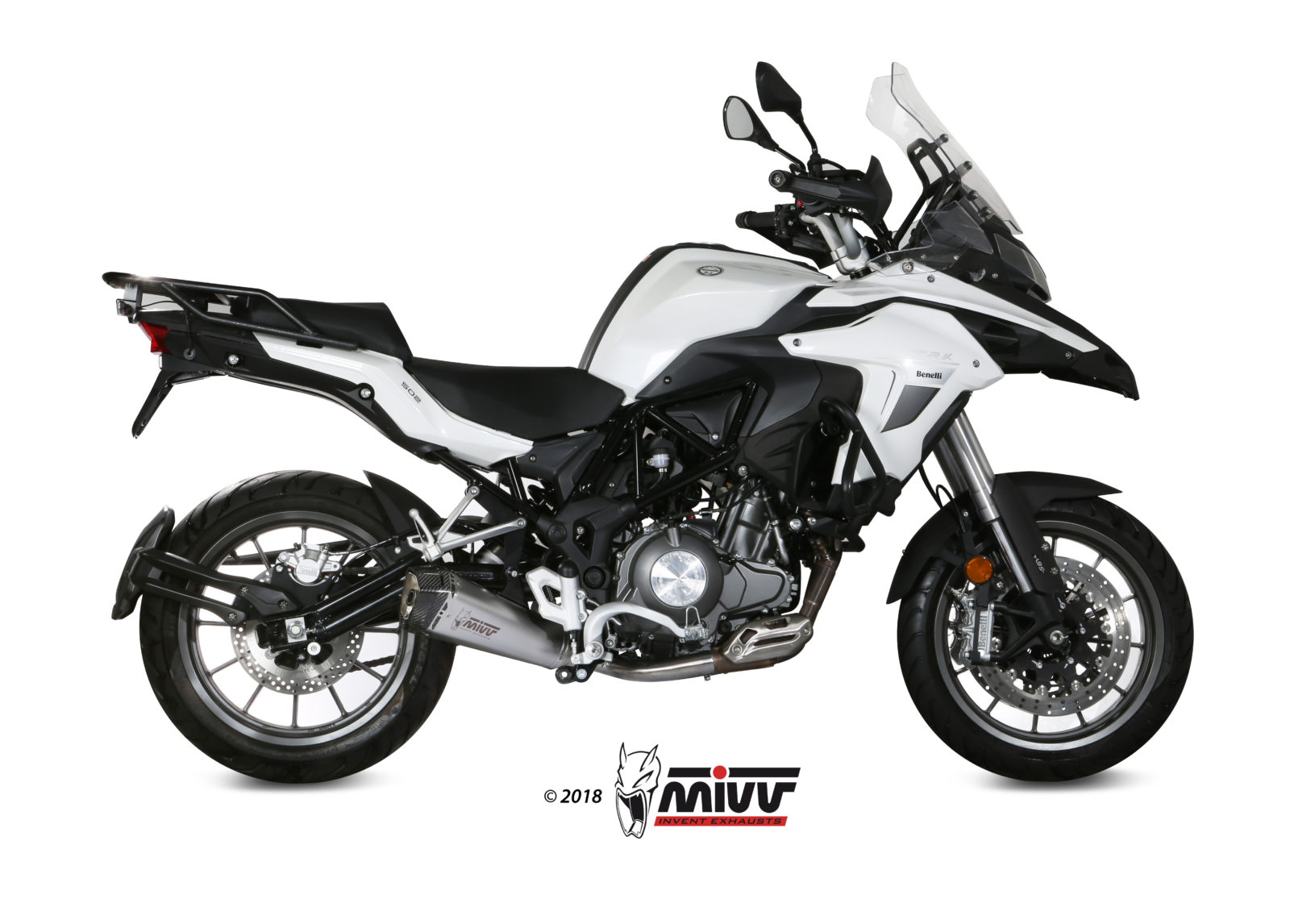 mivv-delta-race-scarico-slip-on-e-003-ldrx-per-benelli-trk-502-2017-2024 image 2