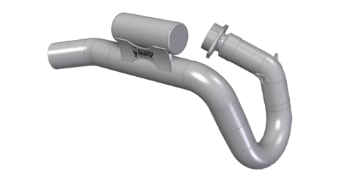 mivv-collettore-m-ho-034-c1-inox-per-honda-crf-450-r-2021-2024 image 1