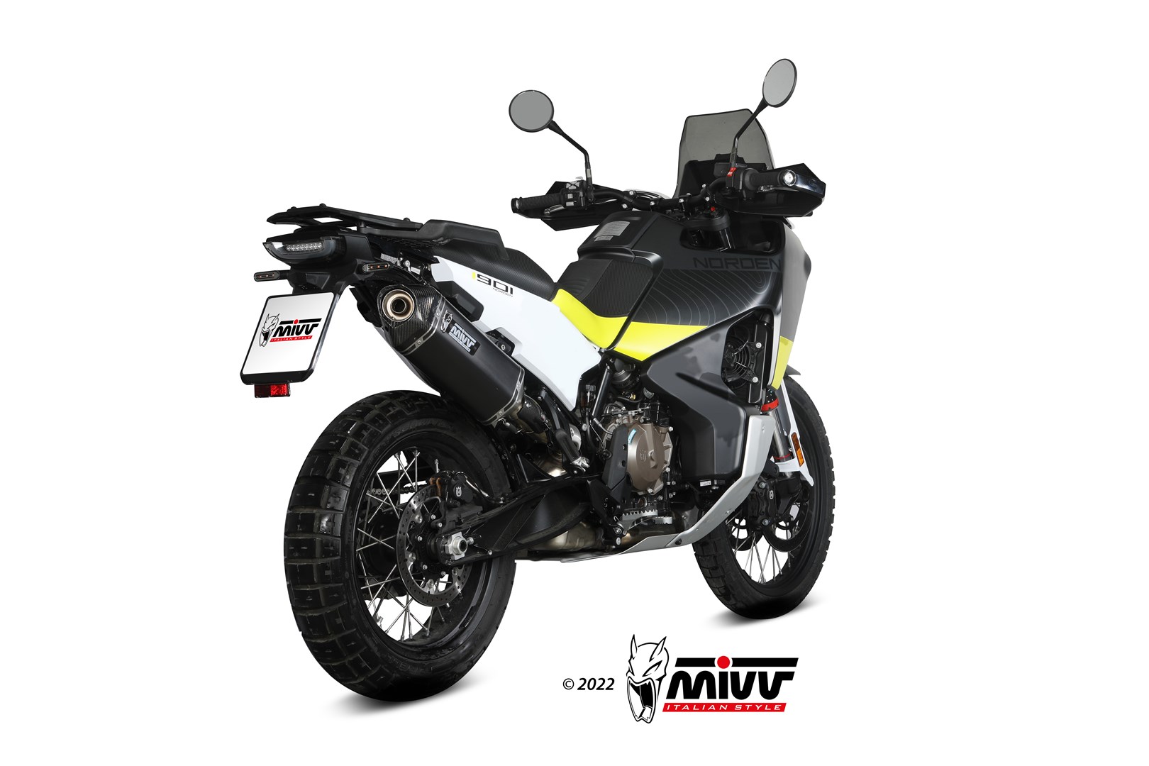mivv-speed-edge-scarico-slip-on-per-husqvarna-norden-901-2025-2026 image 3