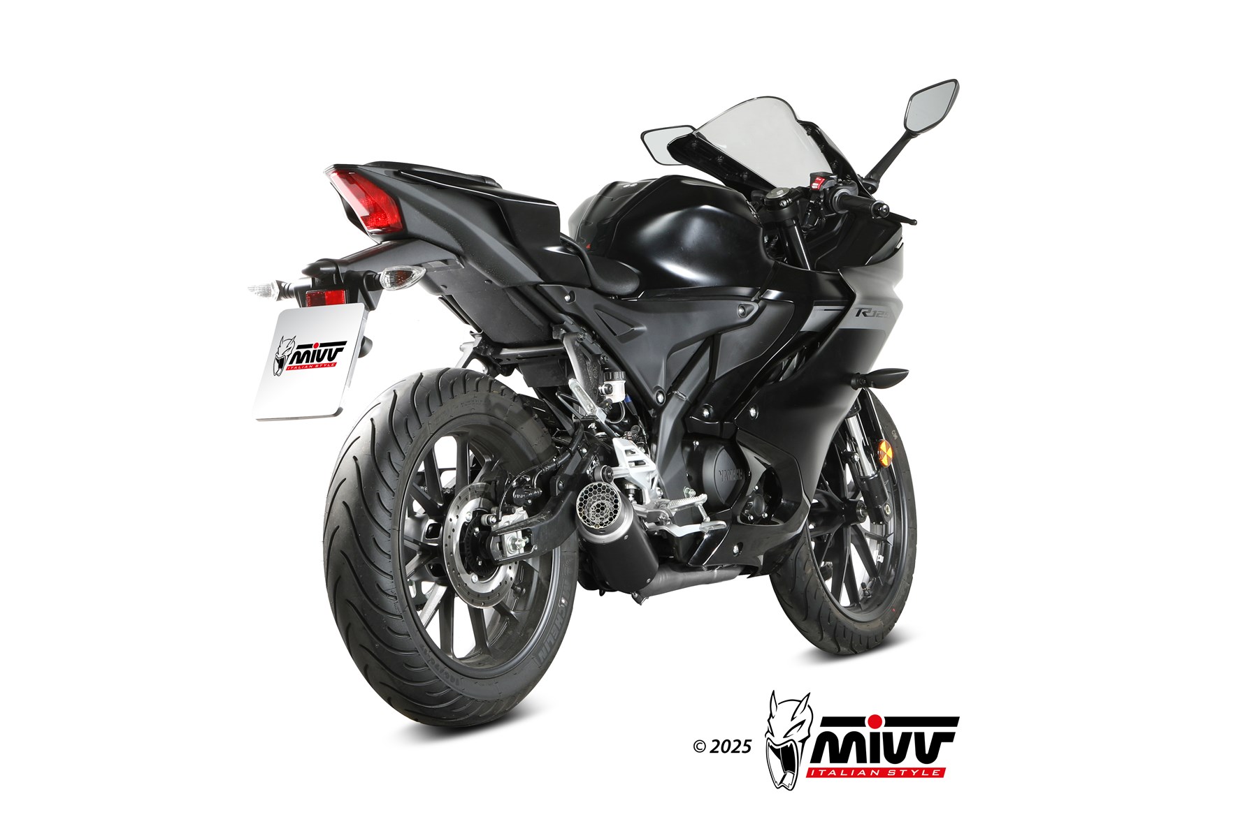 mivv-y-067-kxbp-scarico-slip-on-gp-pro-black-per-yamaha-yzf-r125 image 3