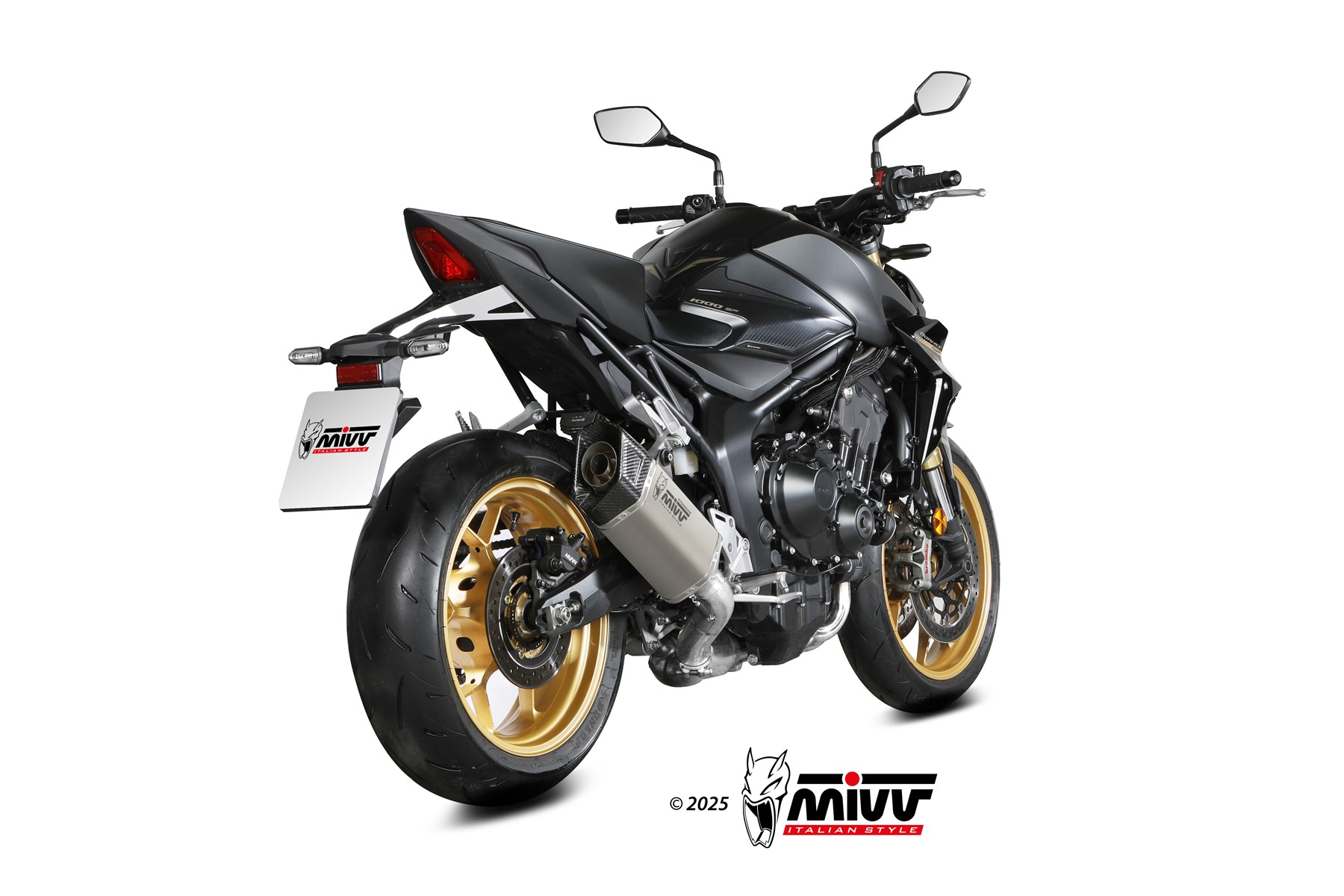 mivv-sr-1-h-095-lr1t-slip-on-titanio-per-honda-cb-1000-hornet-2025-2026 image 3