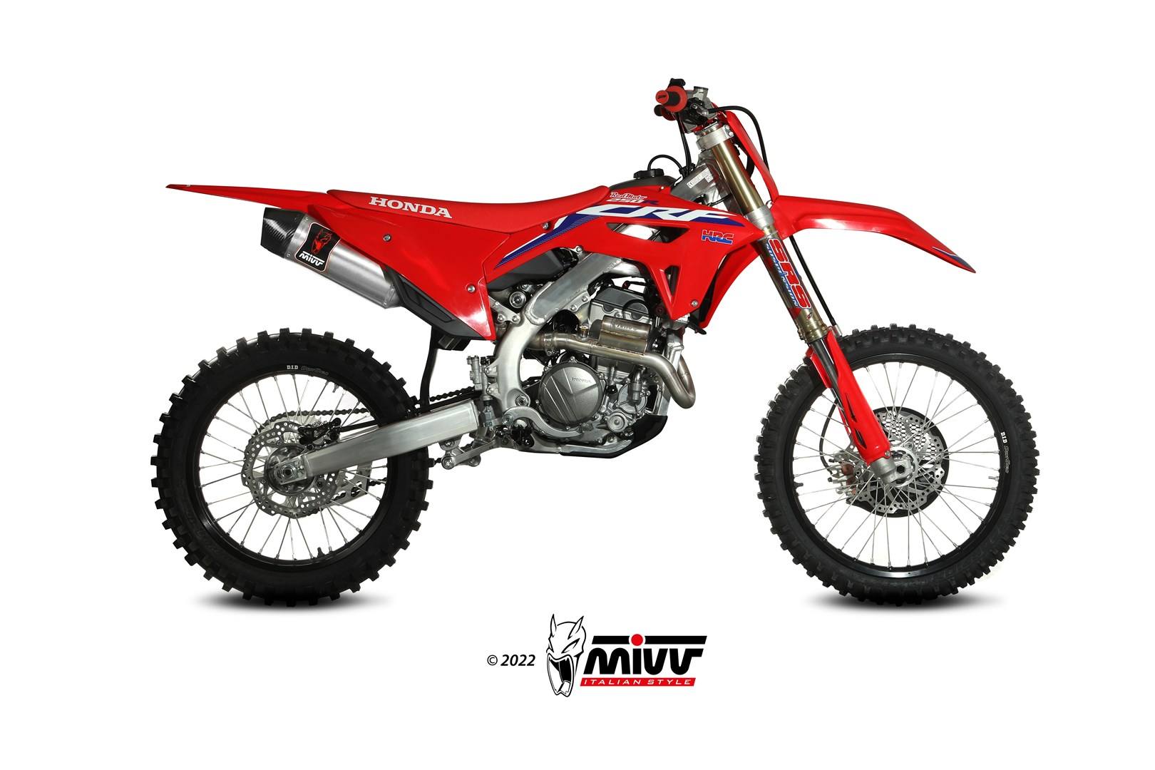 mivv-str-1-scarico-titanio-honda-crf-250-r-2022-2024-carbonio image 2