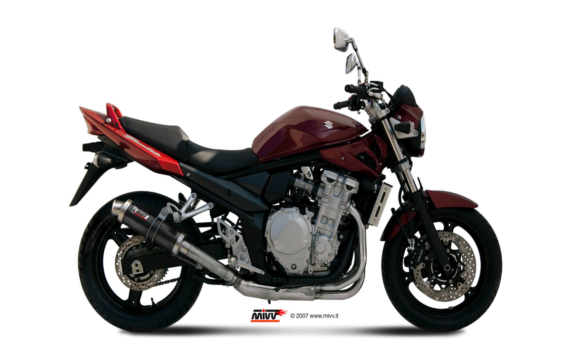 mivv-s-030-lxb-scarico-slip-on-x-m1-black-moon-per-suzuki-gsf-650-bandit-2007-20 image 2