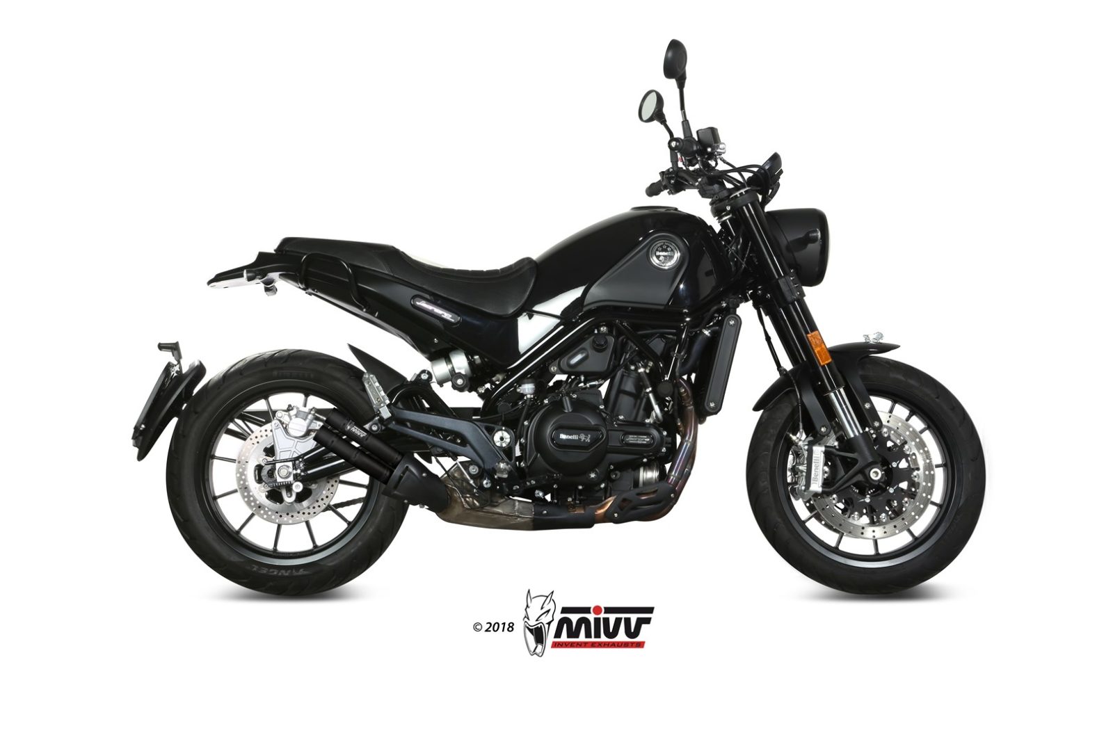 mivv-double-gun-black-slip-on-e-002-ldgb-per-benelli-leoncino-500-2017-2024 image 2