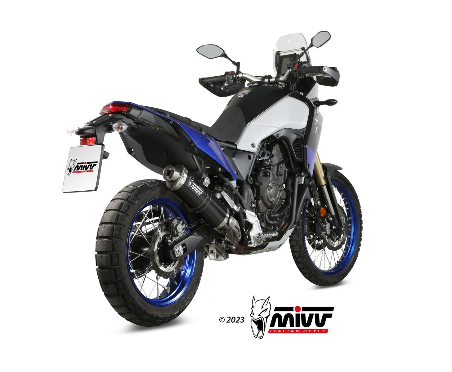 mivv-oval-titanio-black-slip-on-y-064-l4b-per-yamaha-tenere-700-2025-2026 image 3