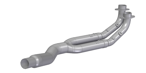 mivv-o-011-c1-collettore-elimina-kat-full-system-road-per-kymco-ak-550-2021-2024 image 1
