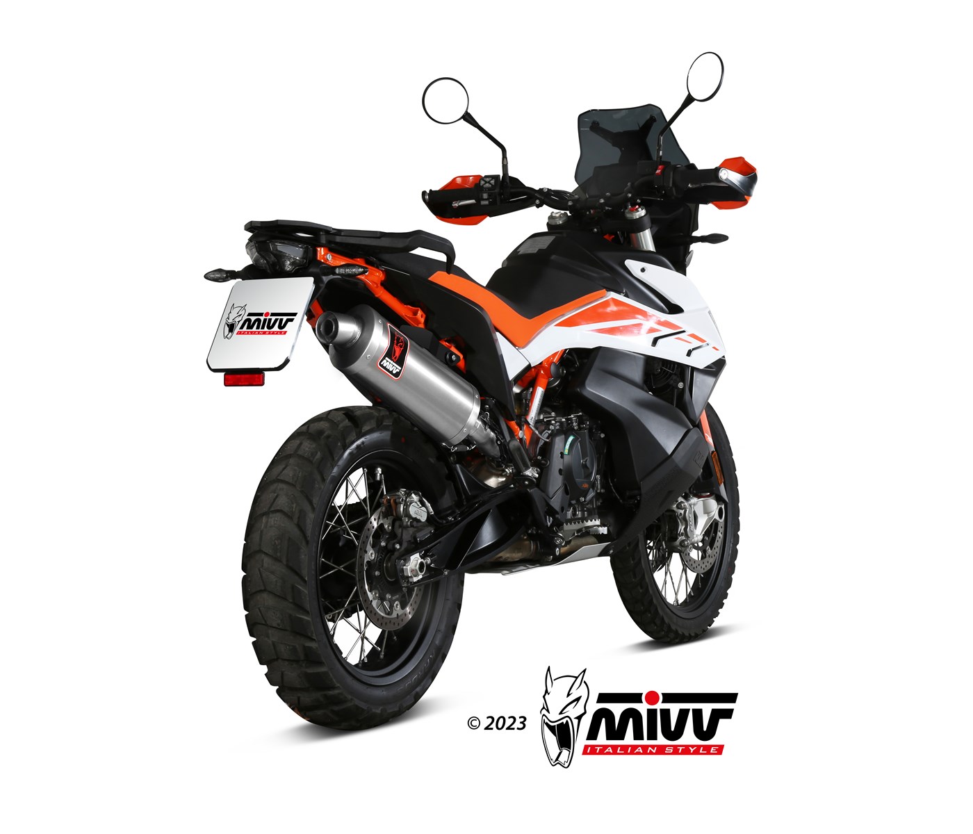 mivv-dakar-slip-on-kt-021-lekx-per-ktm-790-adventure-2019-2020 image 3