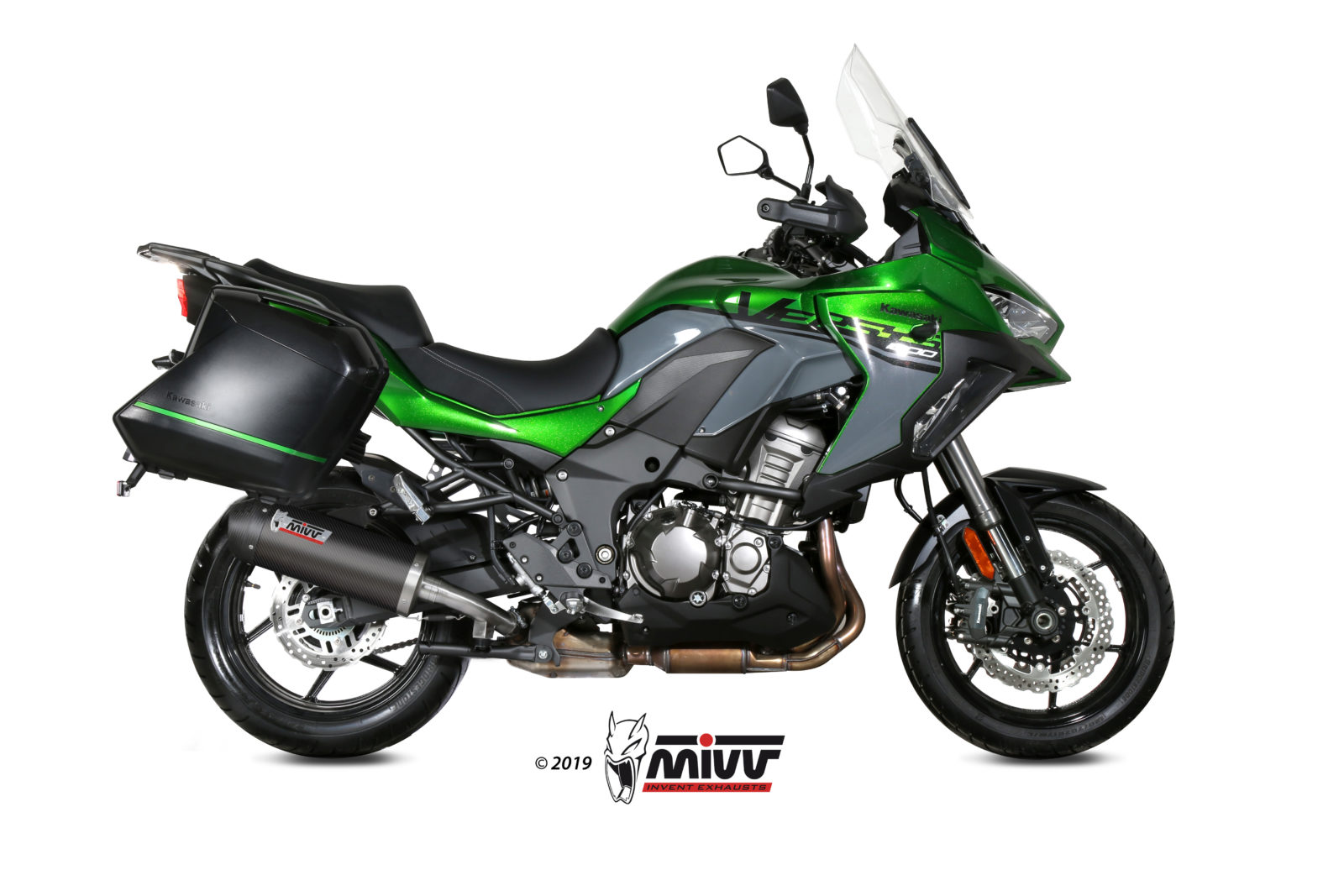 mivv-oval-carbon-scarico-slip-on-per-kawasaki-versys-1000 image 2