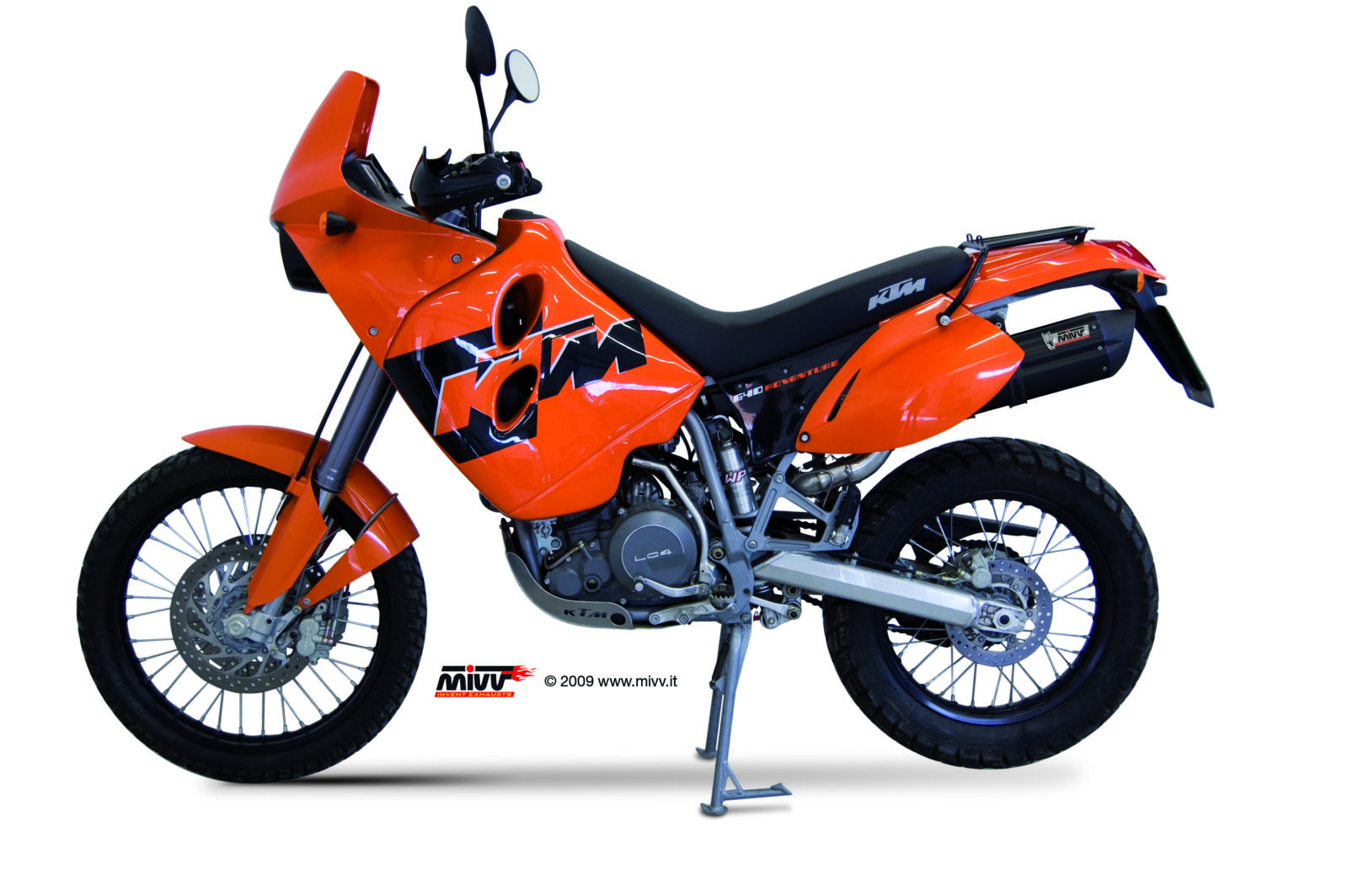 mivv-suono-kt-006-l9-slip-on-acciaio-nero-per-ktm-lc4-640-adventure-2003-2006 image 2