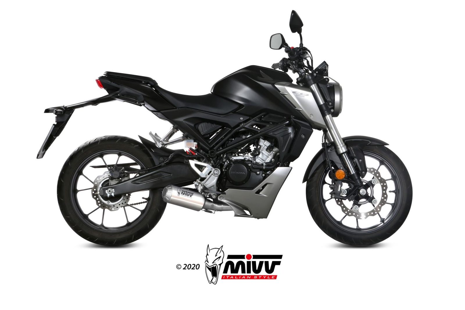 mivv-h-076-sm3x-mk3-black-slip-on-per-honda-cb-125-r image 2