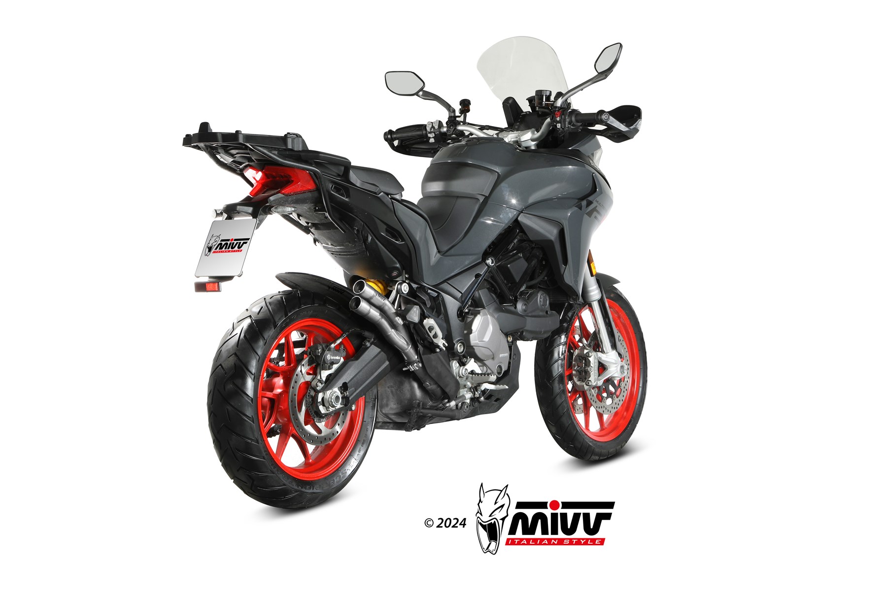 mivv-double-gun-d-037-ldgx-scarico-slip-on-per-ducati-multistrada-v2-s-2022-2024 image 3