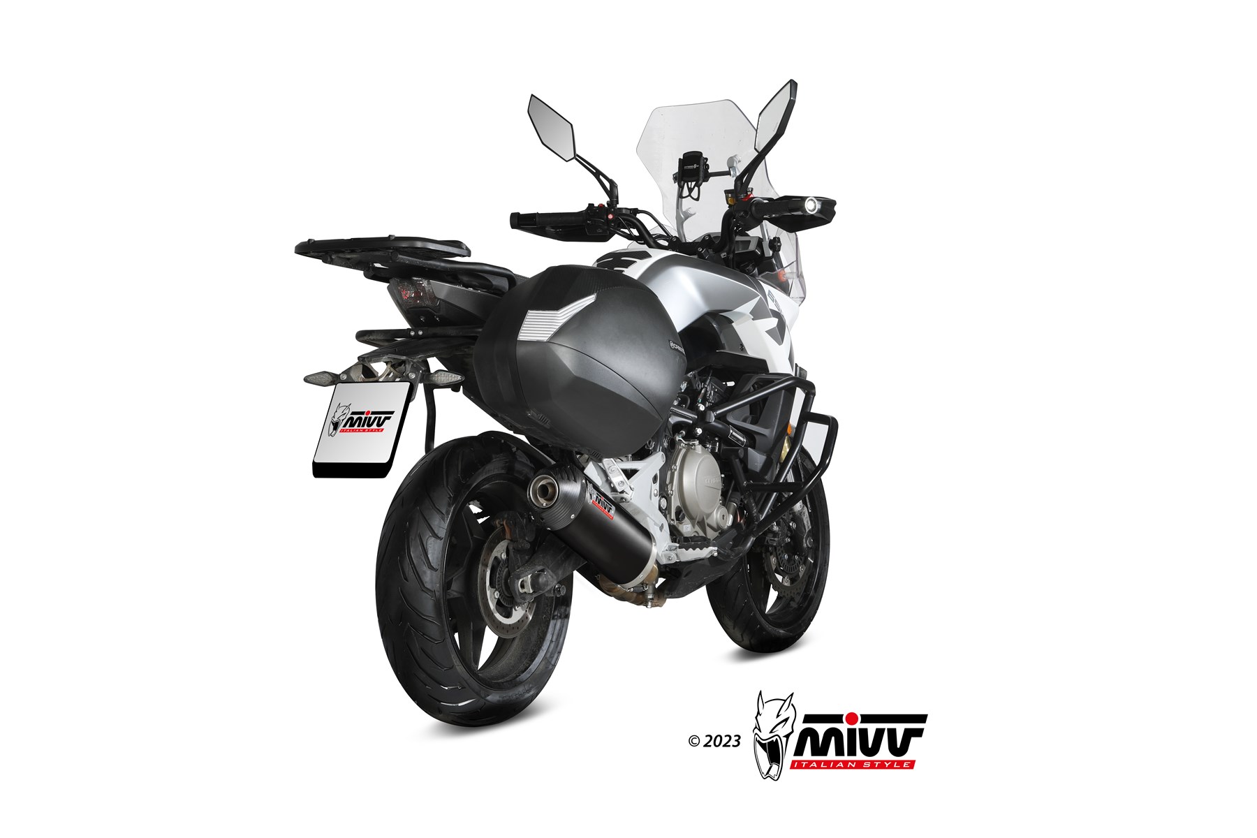 mivv-oval-cf-002-lvc-scarico-black-per-cf-moto-650mt-2021-2024 image 3