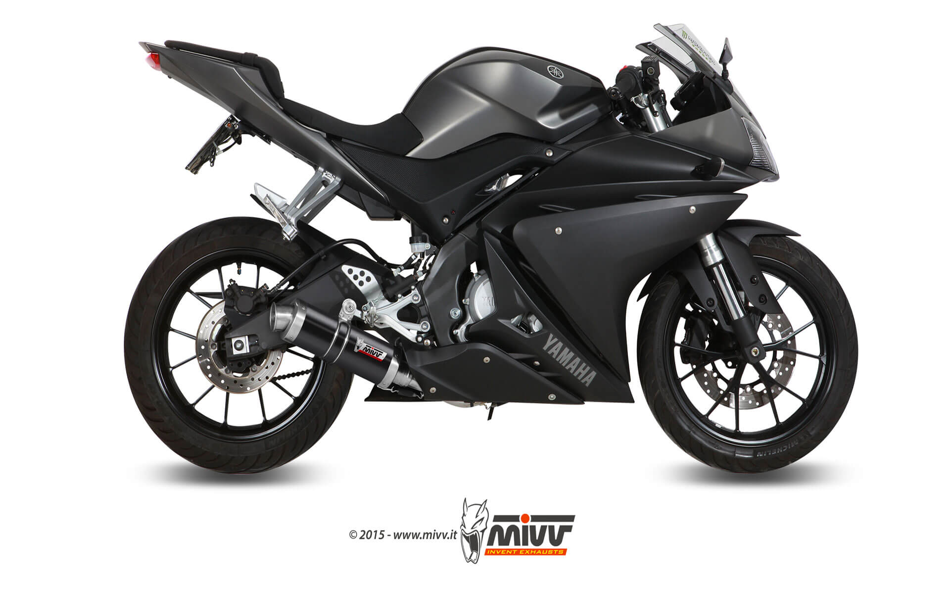 mivv-x-m1-black-scarico-slip-on-per-yamaha-yzf-r125-2014-2018 image 4