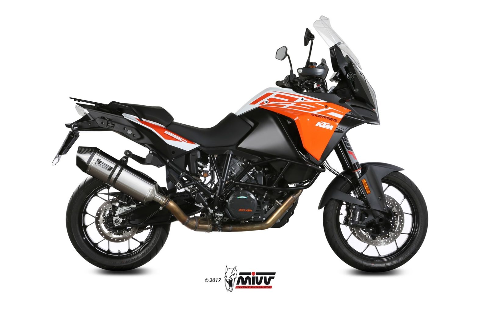 mivv-speed-edge-slip-on-kt-017-lrx-per-ktm-1290-super-adventure-r-s-t-2015-2020 image 2
