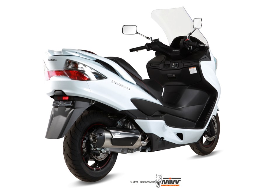 mivv-urban-c-su-0007-b-slip-on-acciaio-per-suzuki-burgman-400-2006-2020 image 3