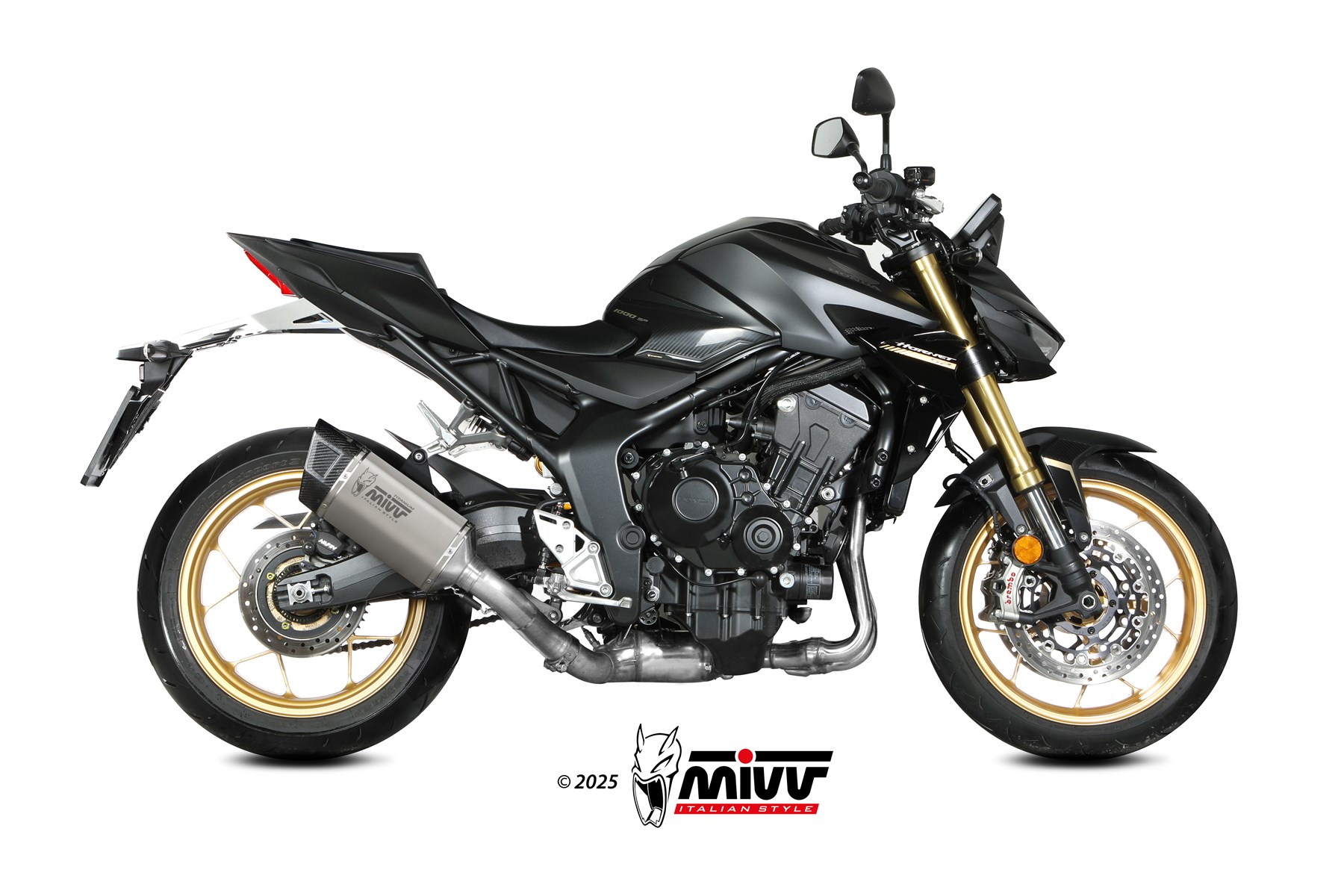 mivv-sr-1-h-095-lr1t-slip-on-titanio-per-honda-cb-1000-hornet-2025-2026 image 2