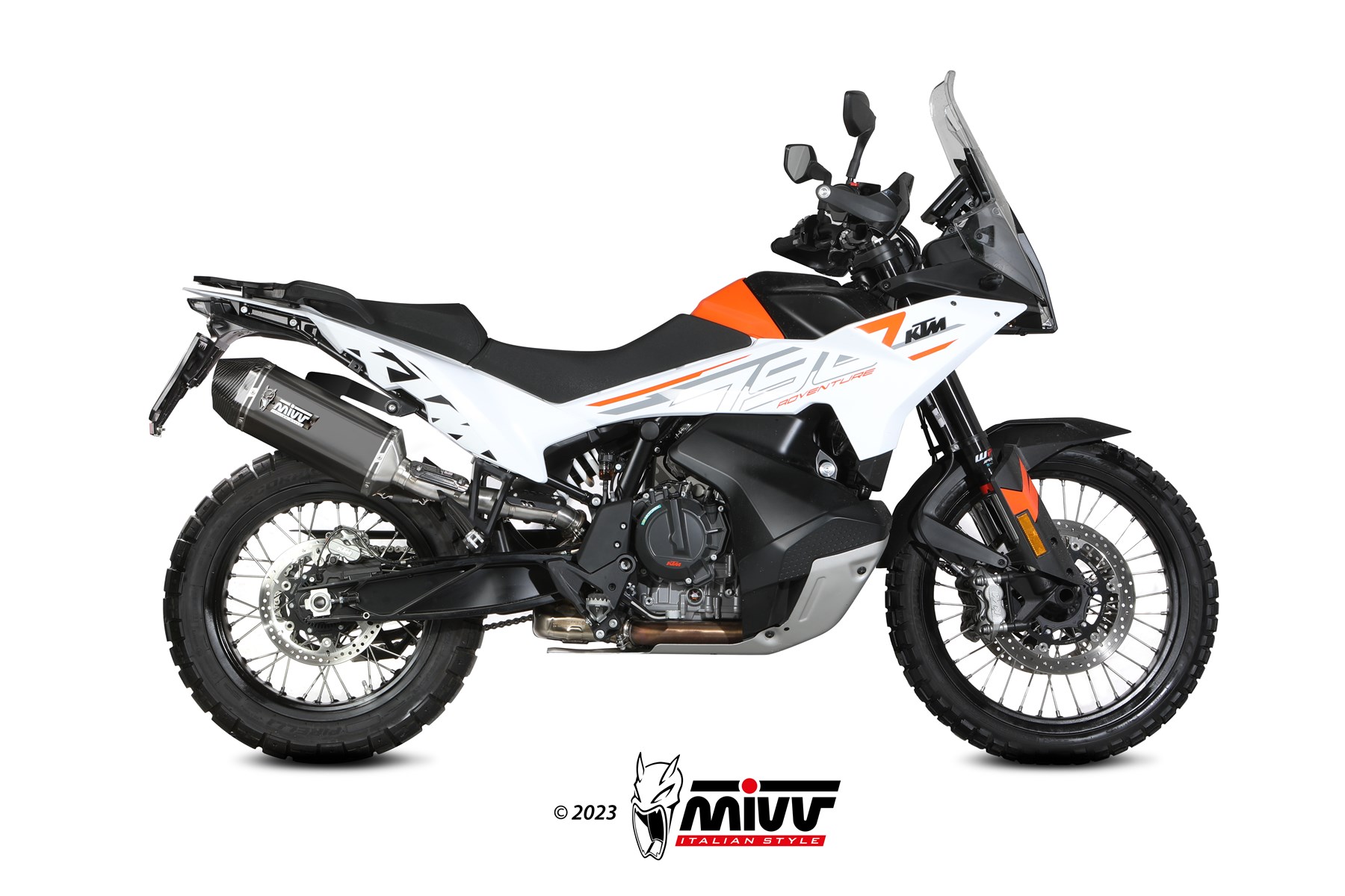 mivv-speed-edge-kt-021-lrb-scarico-slip-on-nero-per-ktm-790-adventure-r-2025-202 image 2