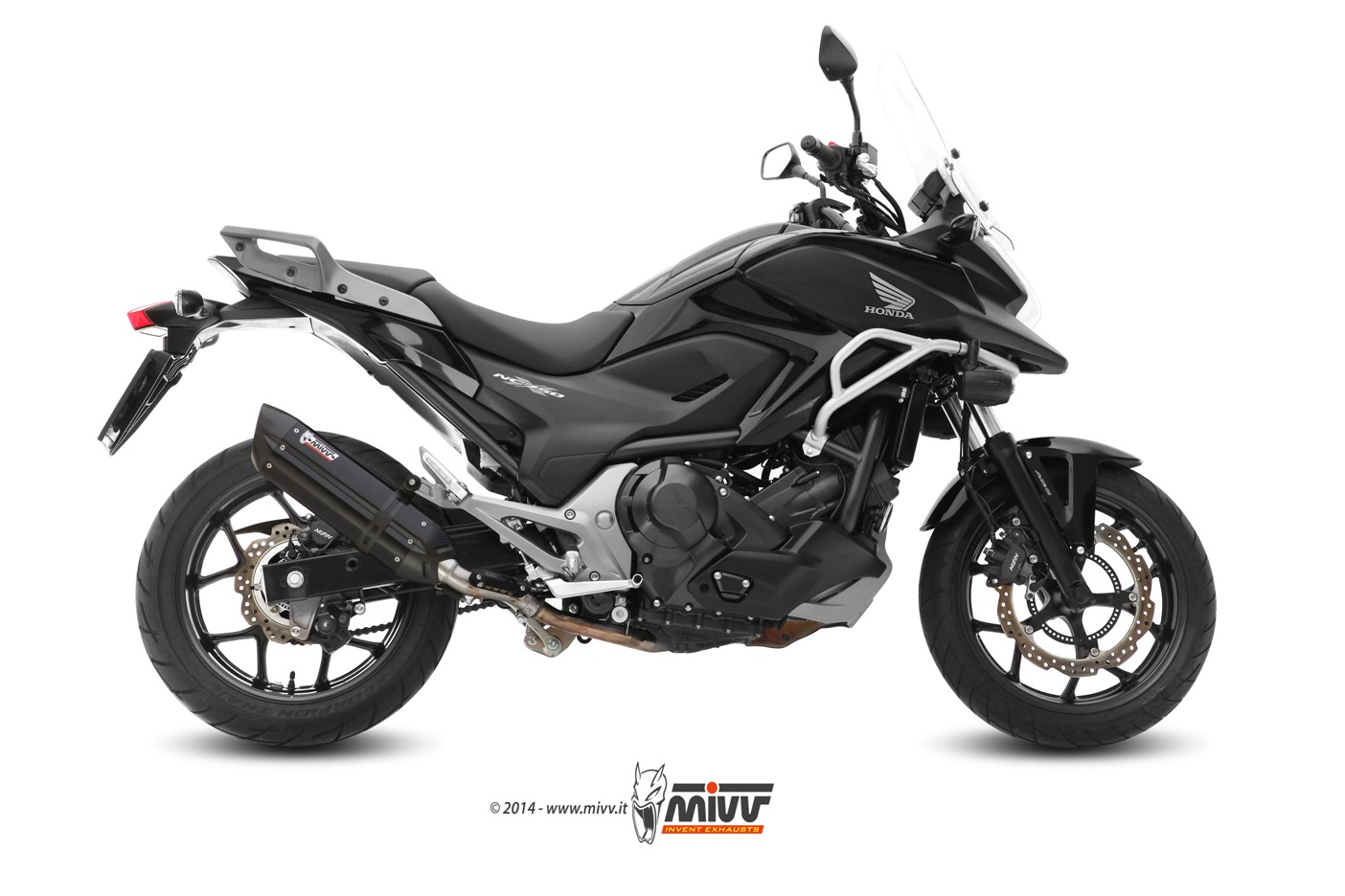 mivv-suono-h-046-l9-scarico-slip-on-nero-per-honda-nc-750-s-x-2014-2020 image 2