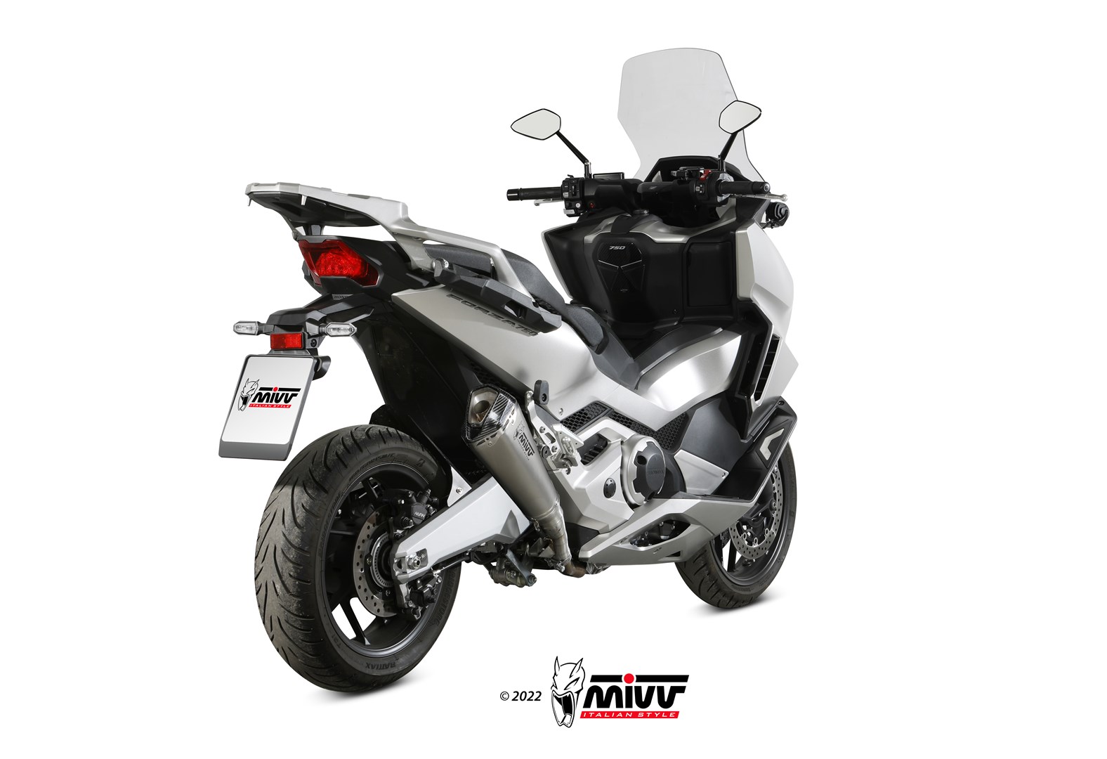 mivv-delta-race-h-080-ldrx-scarico-slip-on-honda-forza-750-2021-2024 image 3